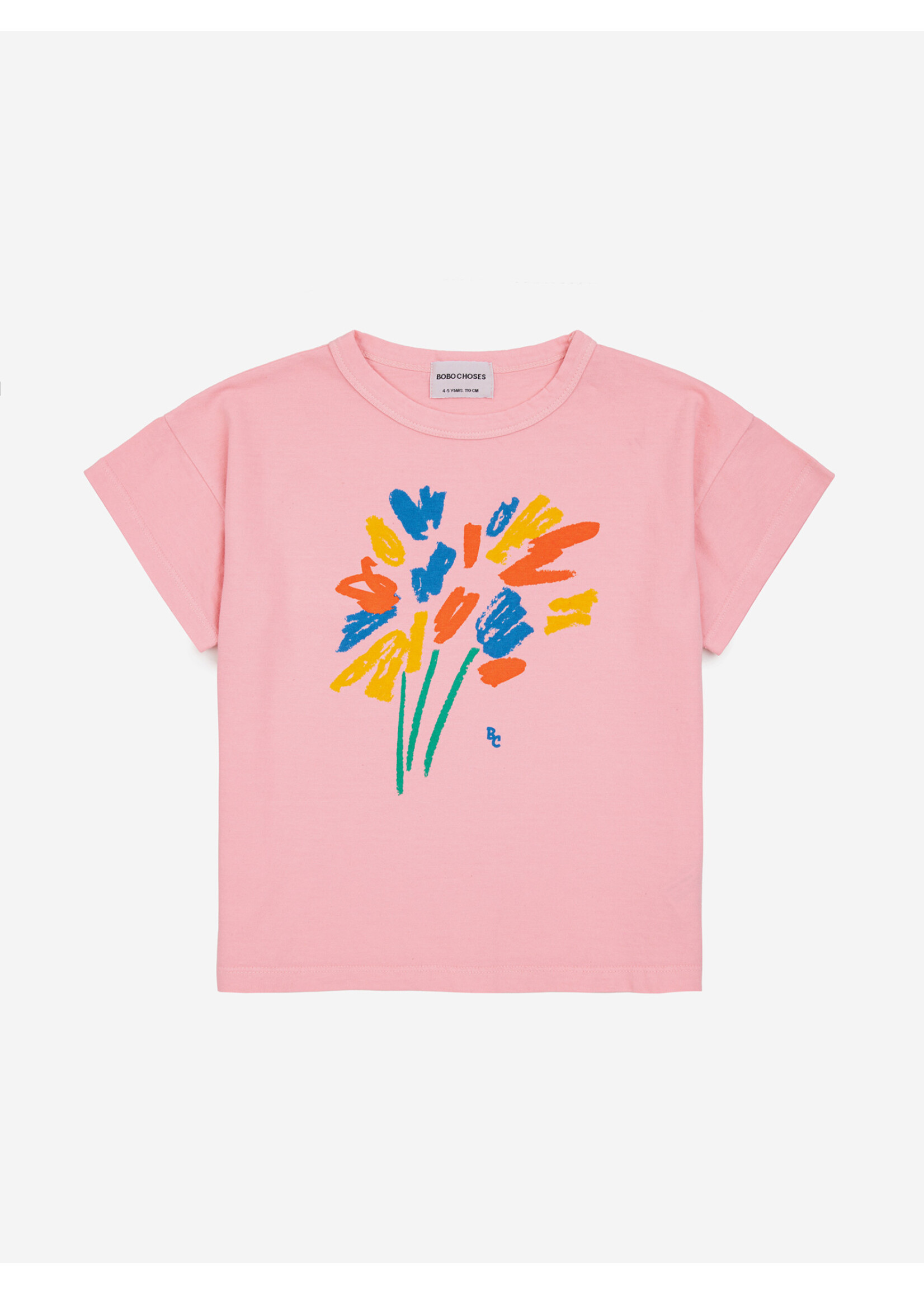 Bobo Choses Bobo Choses T-shirt Fireworks Pink