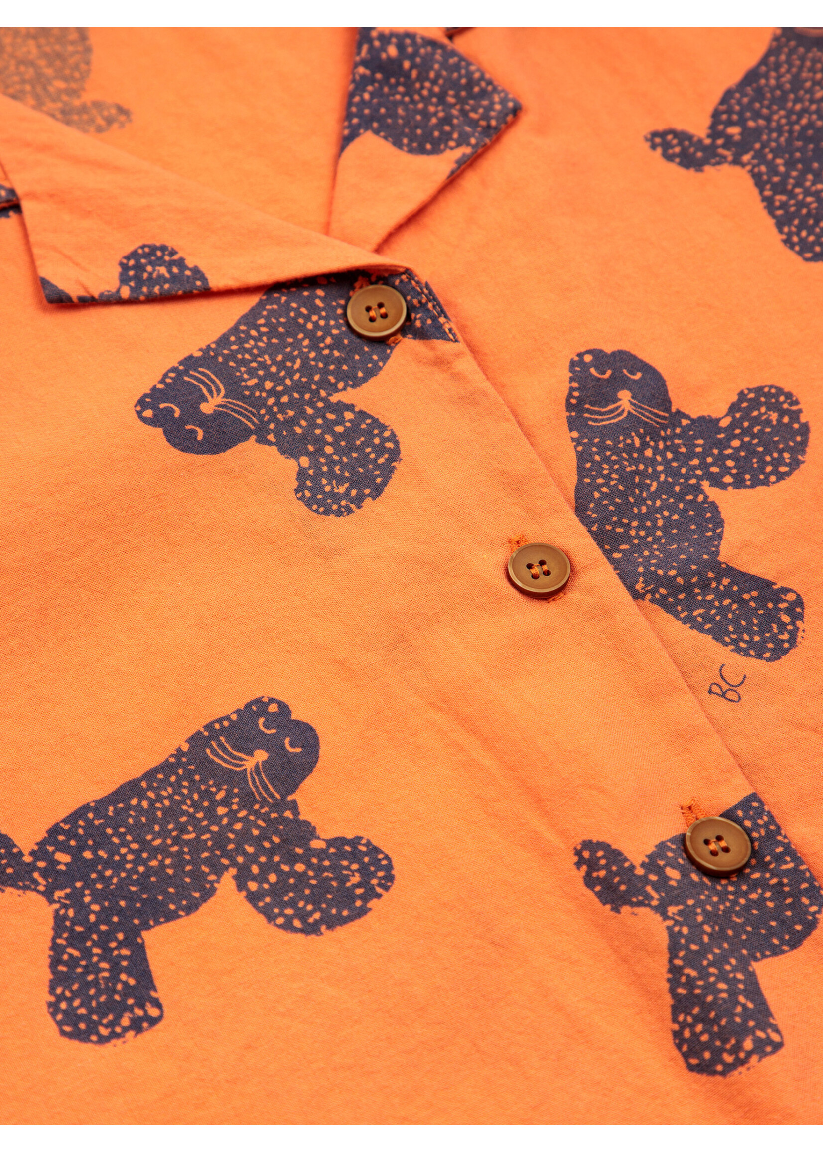 Bobo Choses Bobo Choses Shirt Big Cats Orange