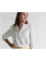 INDEE INDEE Short Shirt Piano Off White Cotton