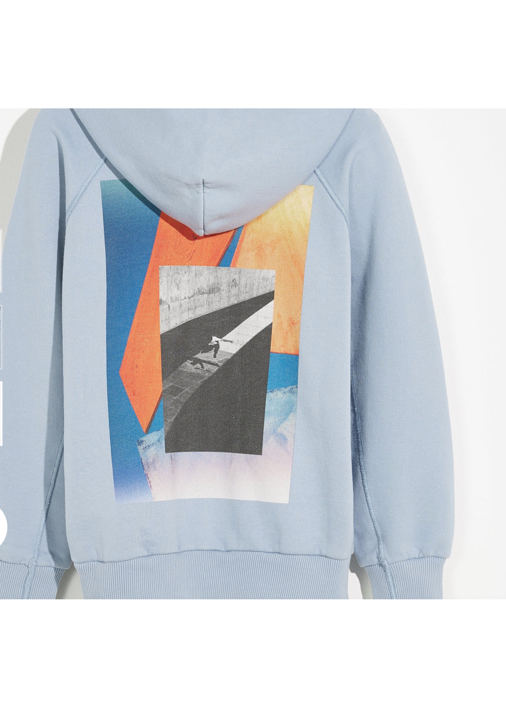 Bellerose Bellerose Hoodie Skater Fog Blue