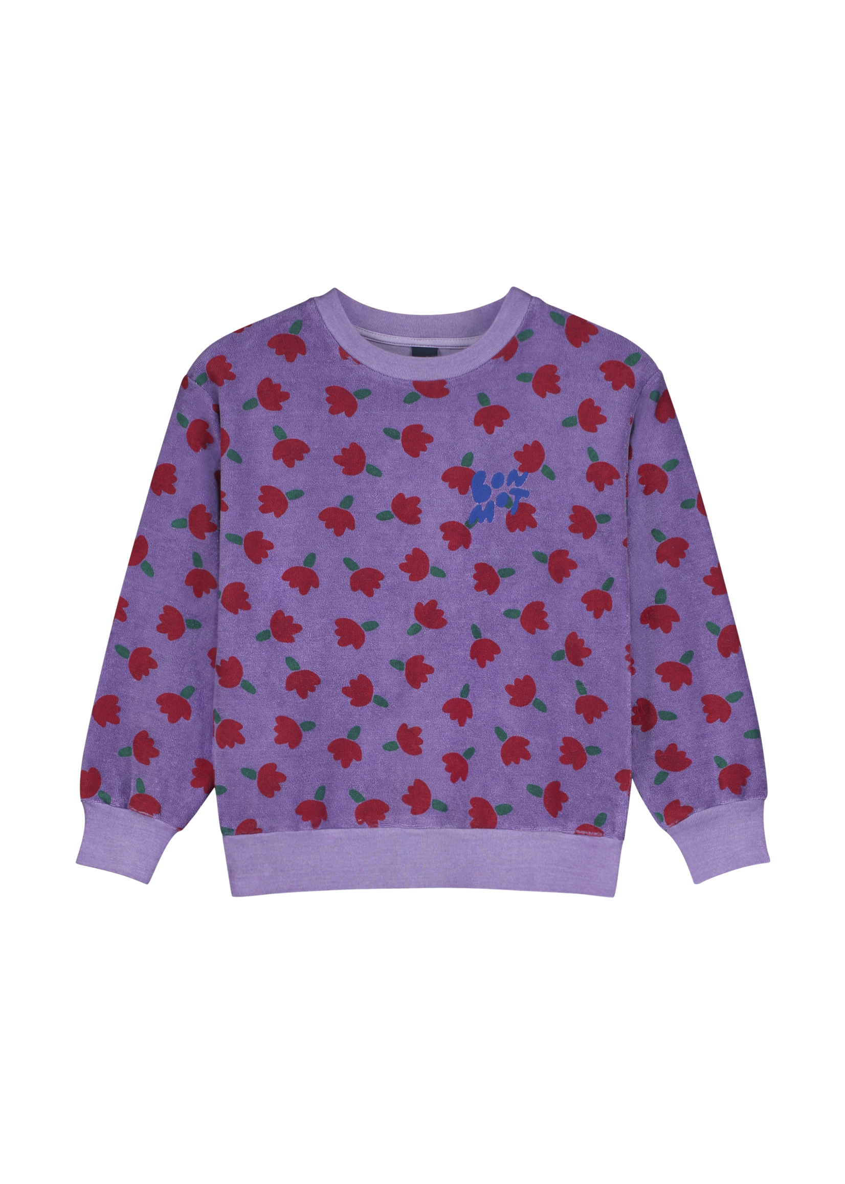 BonMot BonMot Terry Sweater Flowers Mallow