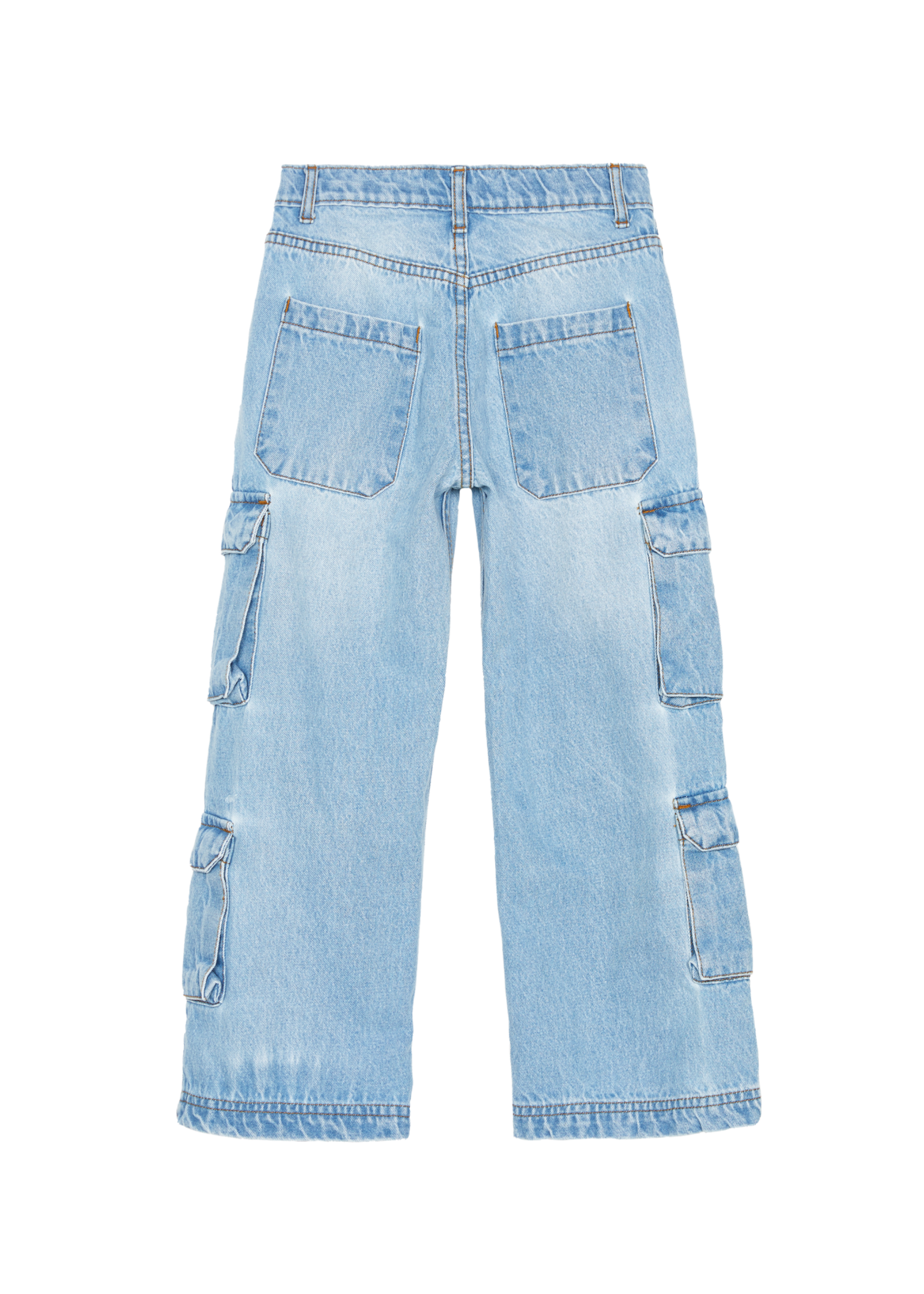 Finger In The Nose FITN Cargo Jeans Carter Bleached Blue