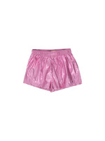 TinyCottons TinyCottons Shiny Shorts Metallic Pink