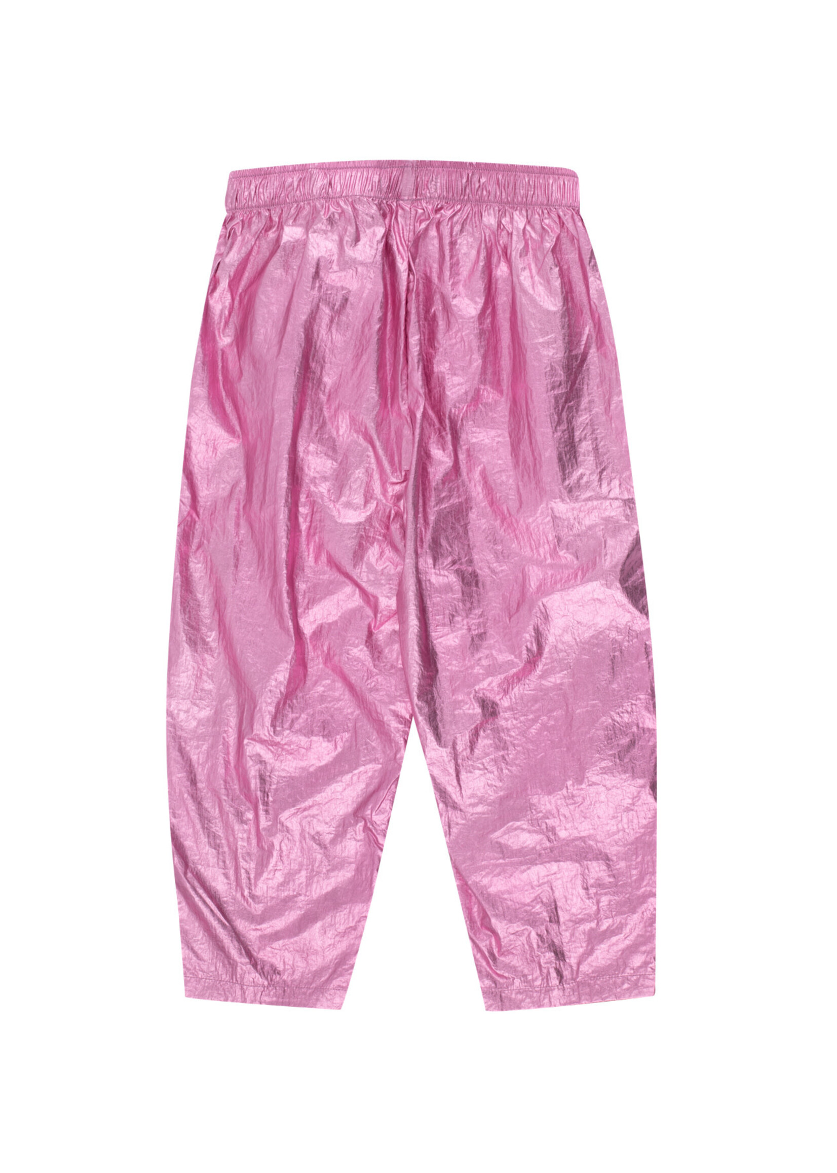 TinyCottons TinyCottons Shiny Barrel Pants Metallic Pink