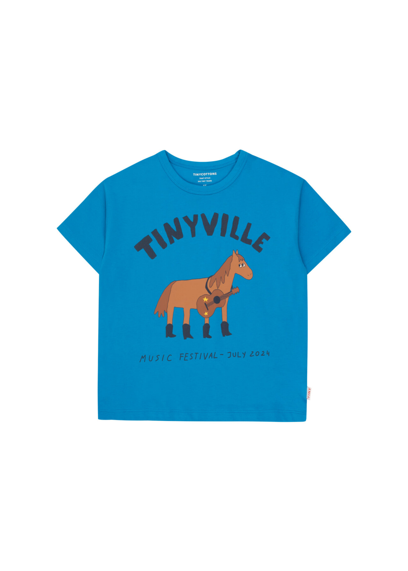 TinyCottons TinyCottons T-Shirt Festival Blue