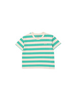 TinyCottons TinyCottons T-Shirt Stripes Cream/Emerald