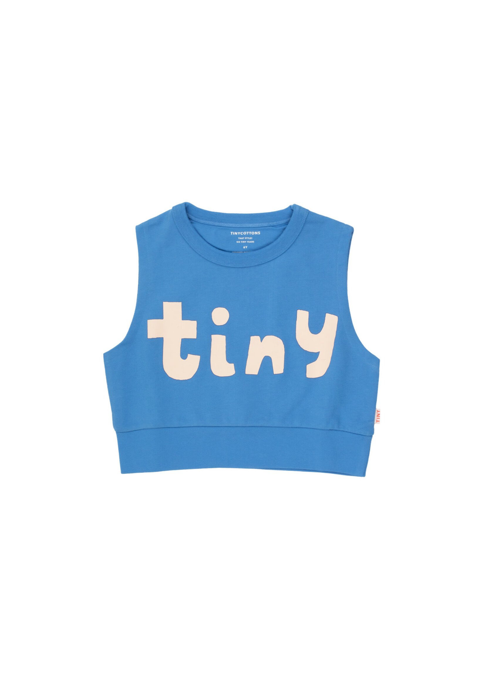 TinyCottons TinyCottons Sleeveless T-Shirt Azure