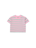 TinyCottons TinyCottons T-Shirt Stripes Pink/Grey