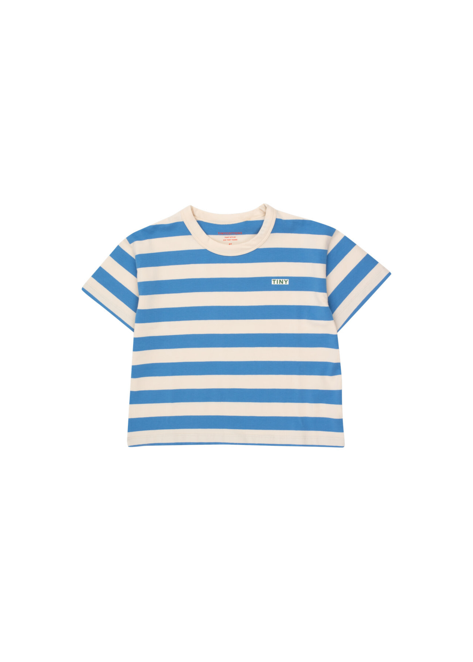 TinyCottons TinyCottons T-Shirt Stripes Cream/Azure