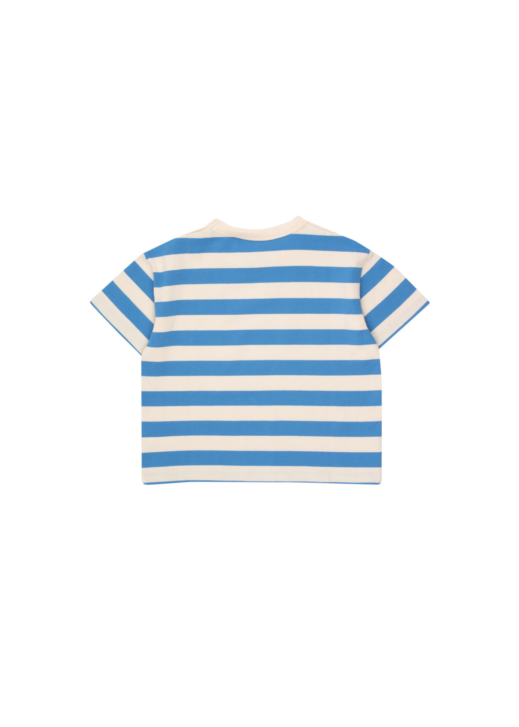 TinyCottons TinyCottons T-Shirt Stripes Cream/Azure