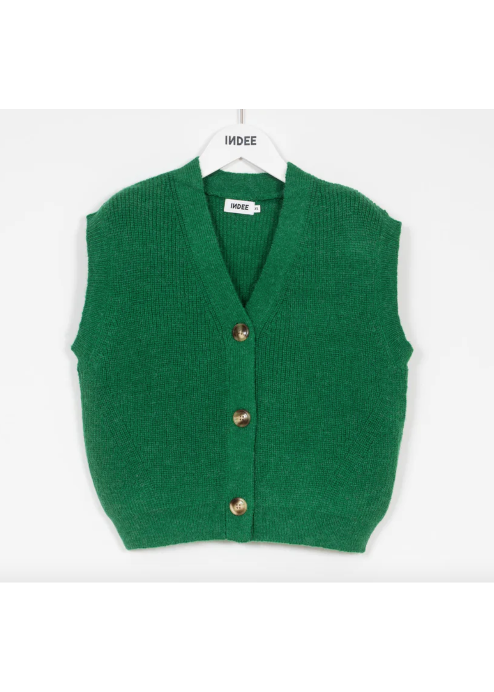 INDEE INDEE Cardigan Rock Prairie Green