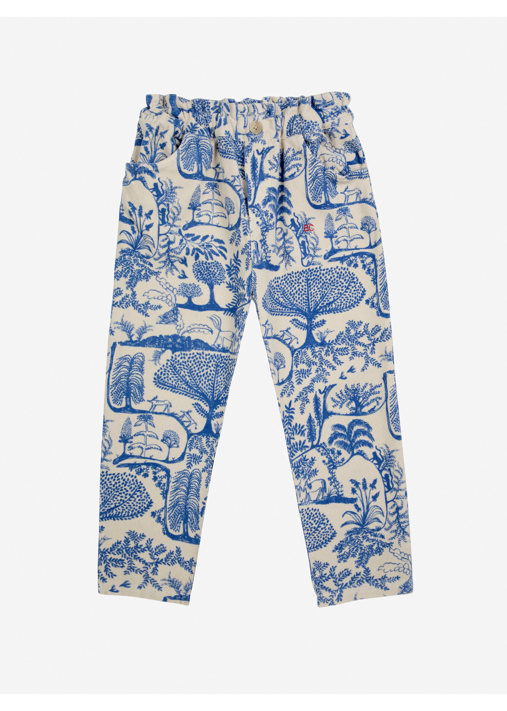 Bobo Choses Bobo Choses Corduroy Pants Wonderland White