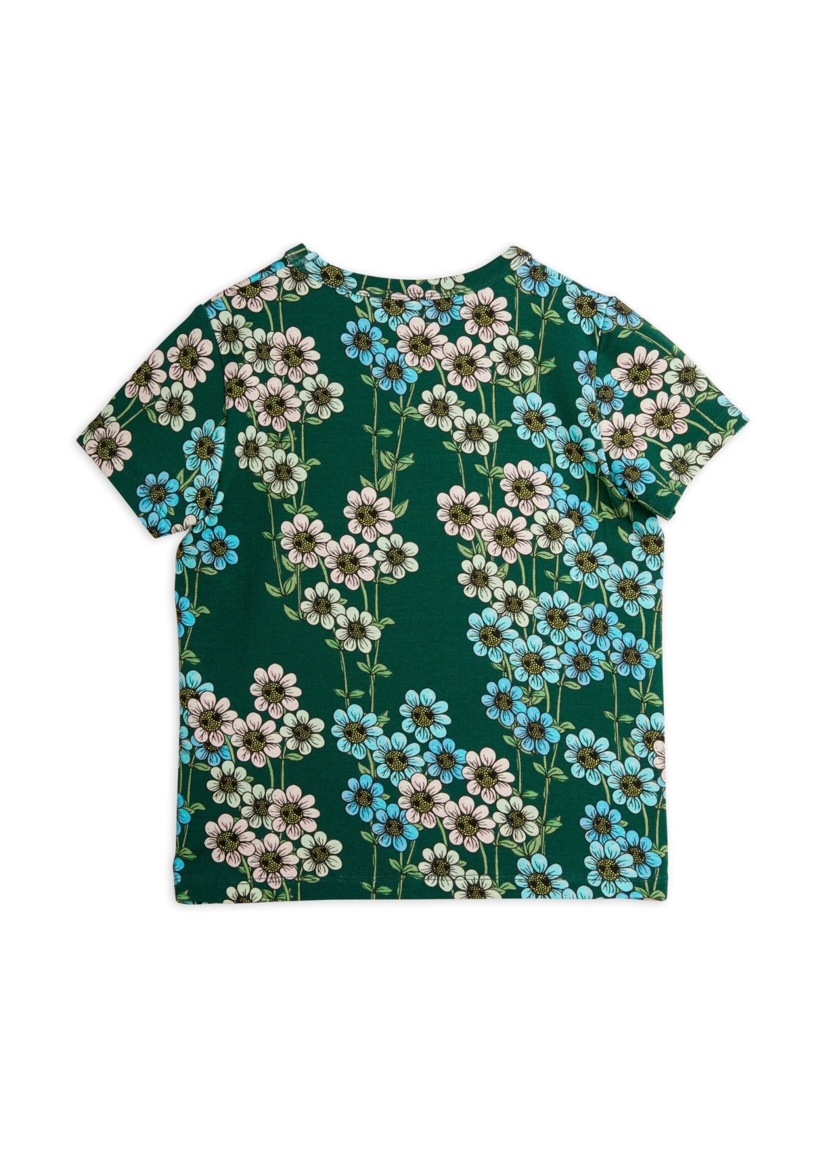 Mini Rodini Mini Rodini T-Shirt Daisies Green