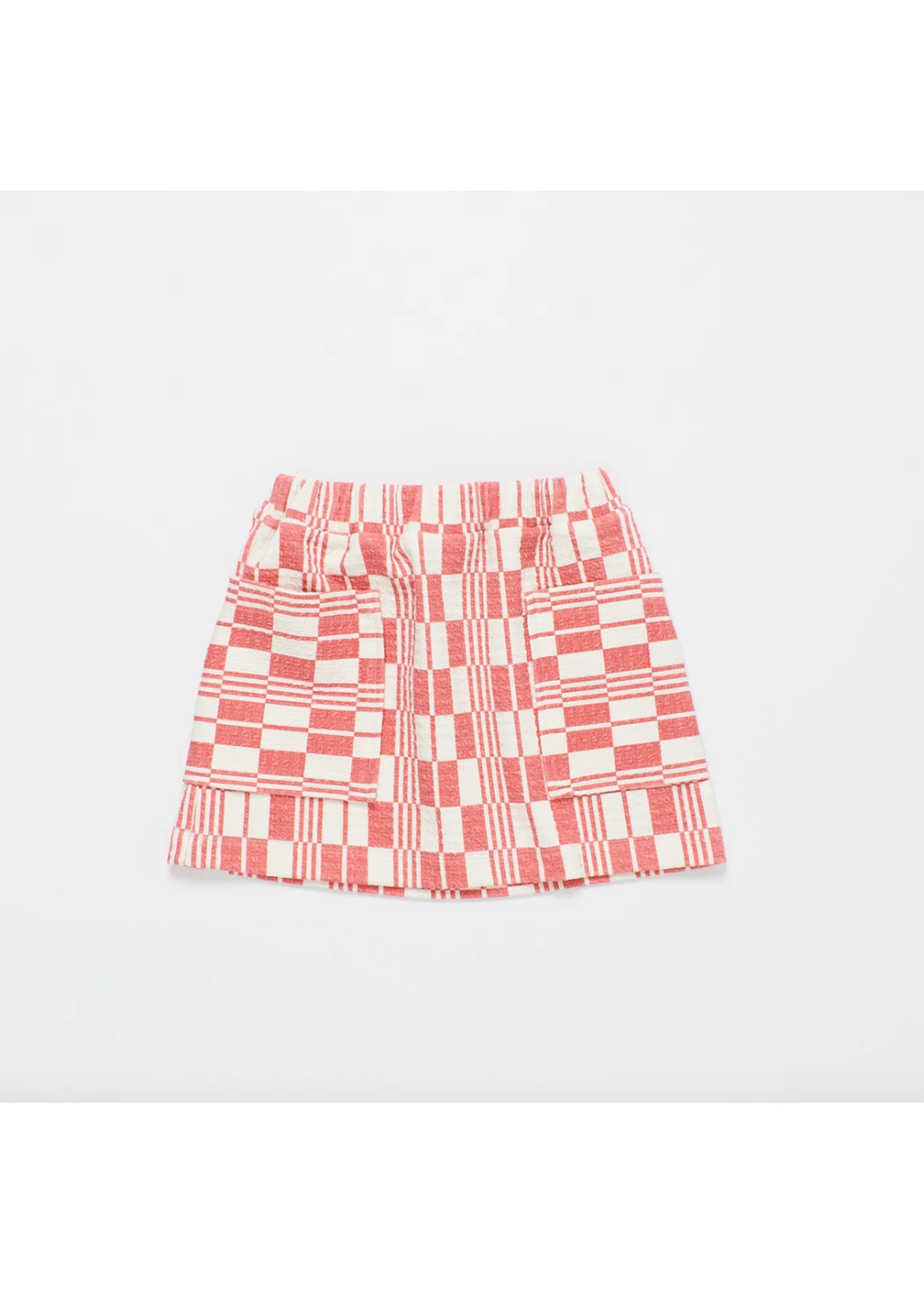 Maison Mangostan Maison Mangostan Skirt Red/White