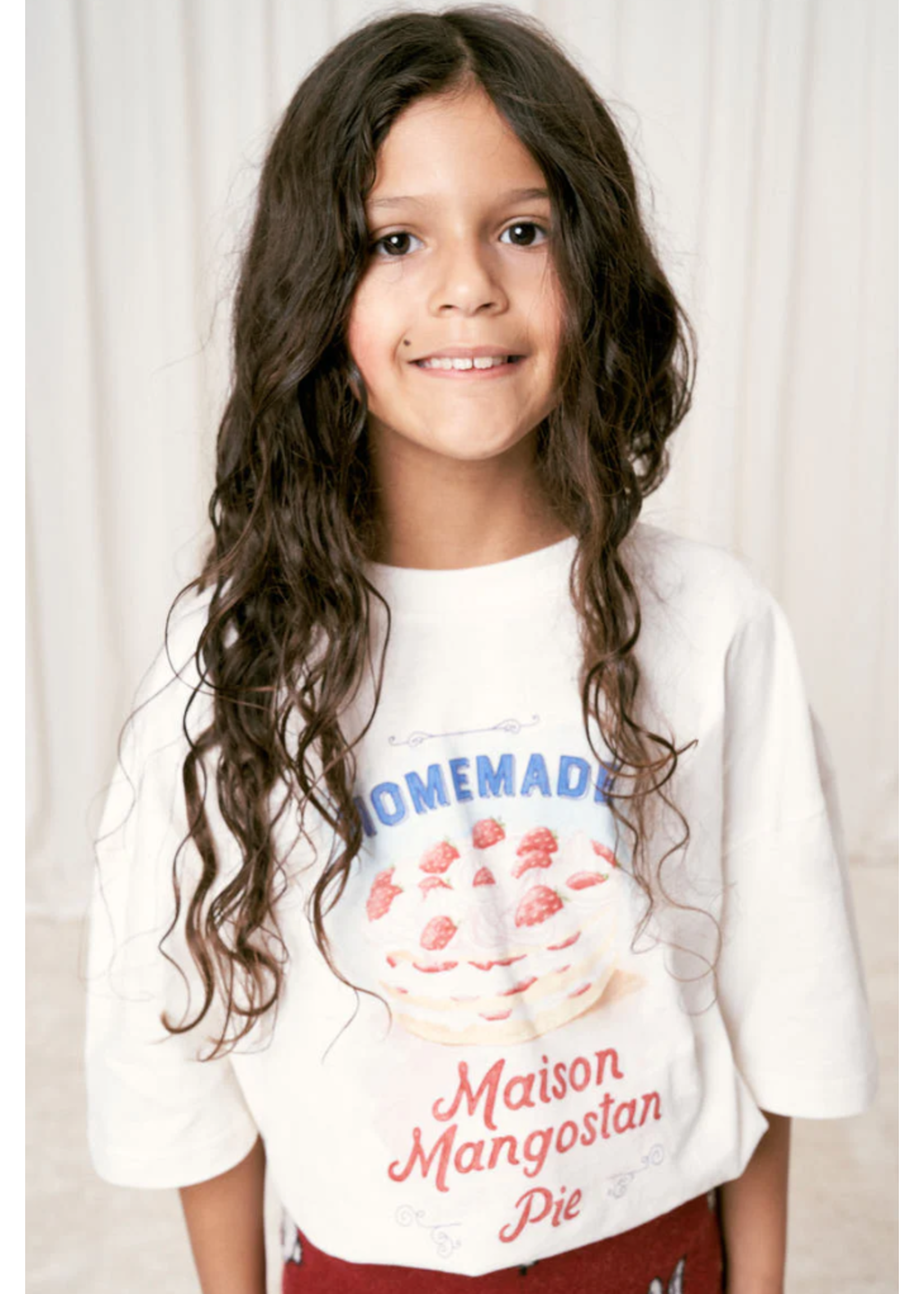 Maison Mangostan Maison Mangostan T-shirt Cake Cream