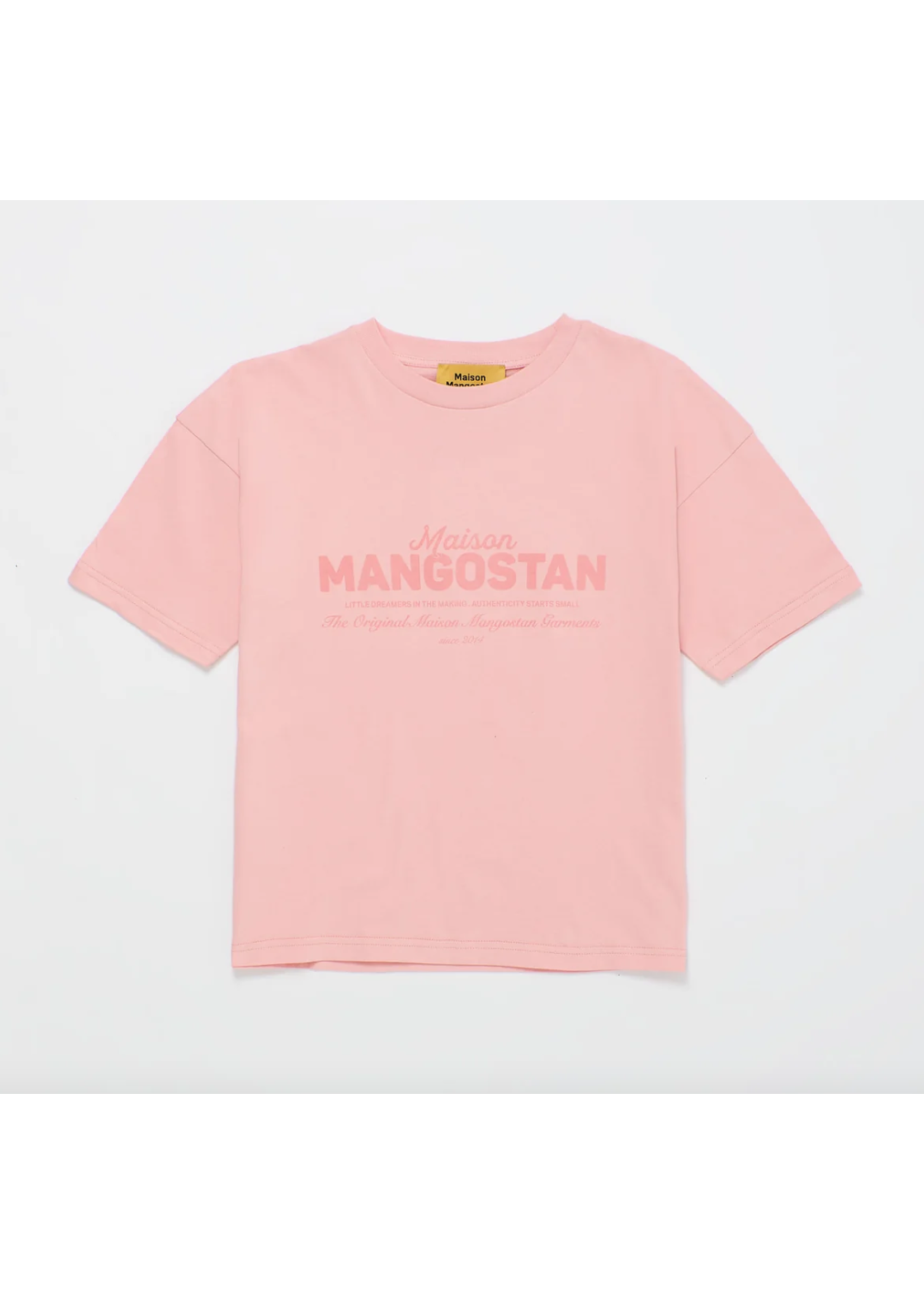 Maison Mangostan Maison Mangostan T-shirt Logo Pink