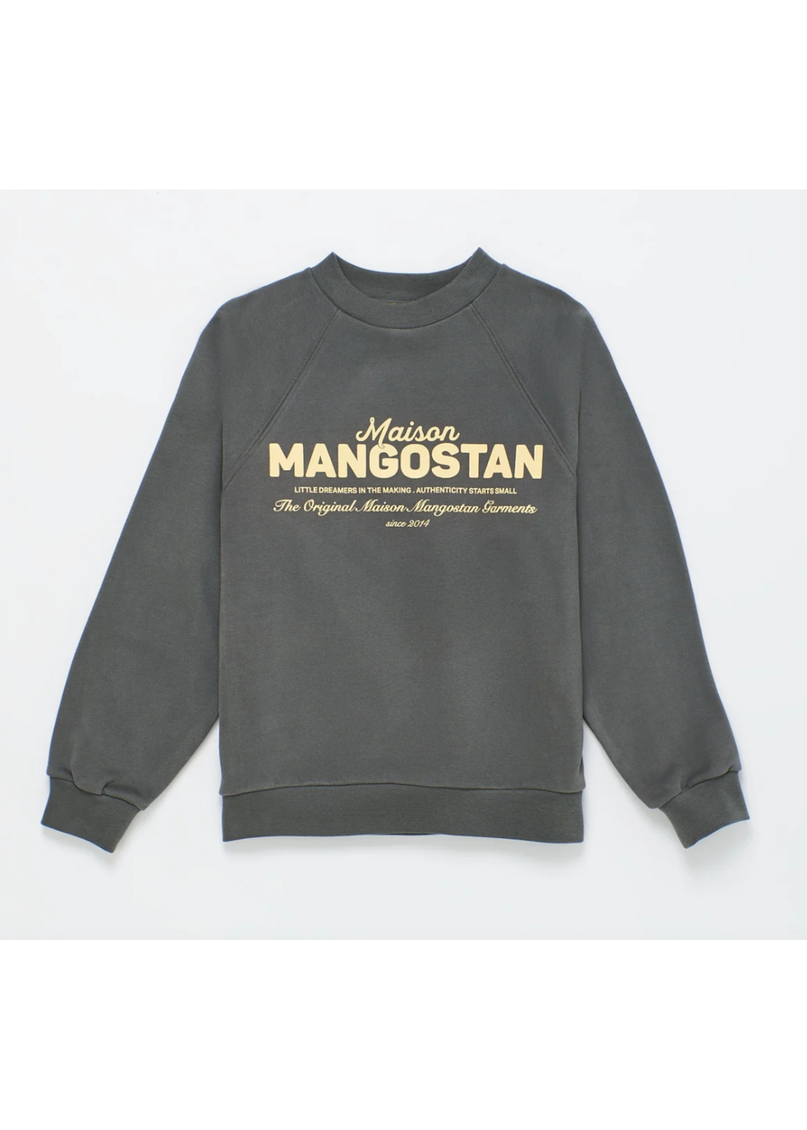 Maison Mangostan Maison Mangosan Sweater Logo Grey