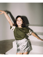 TinyCottons TinyCottons Tee Stripes Khaki