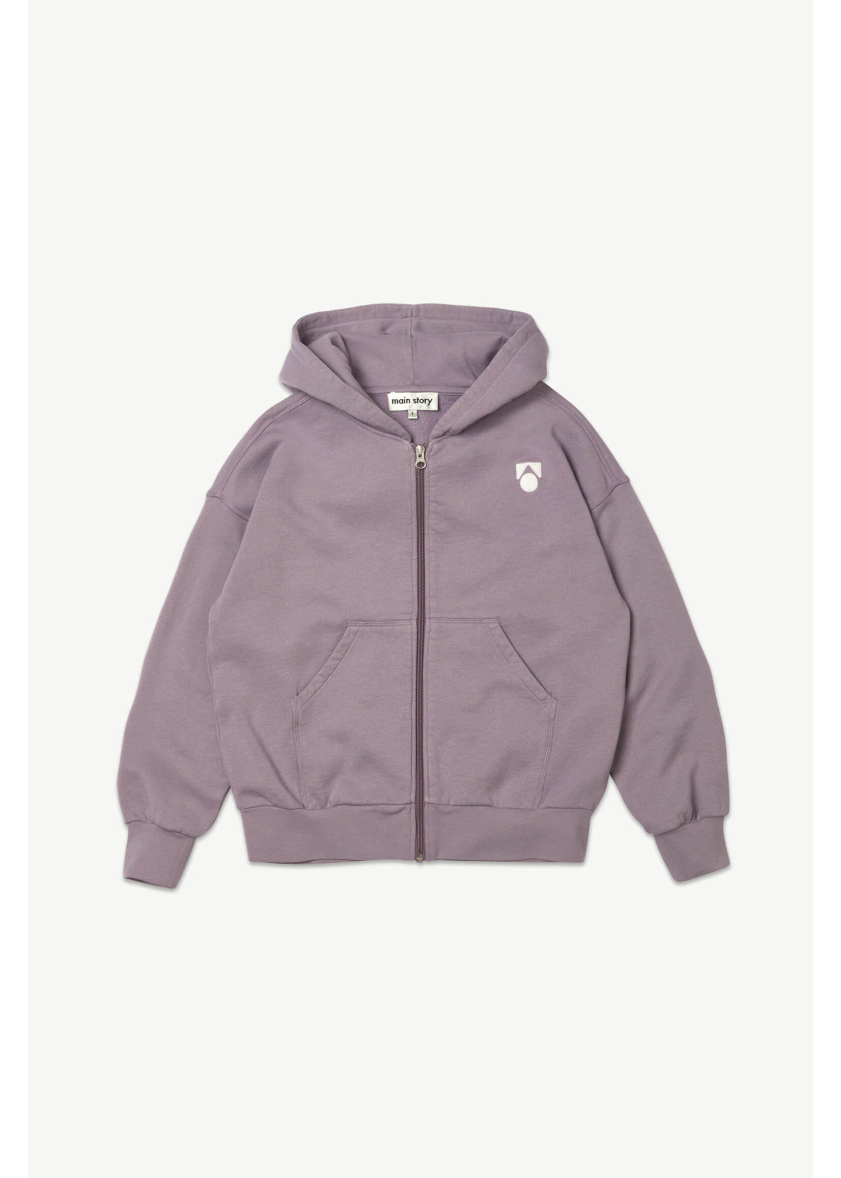 Main Story Main Story Hoodie Zipped Elderberry