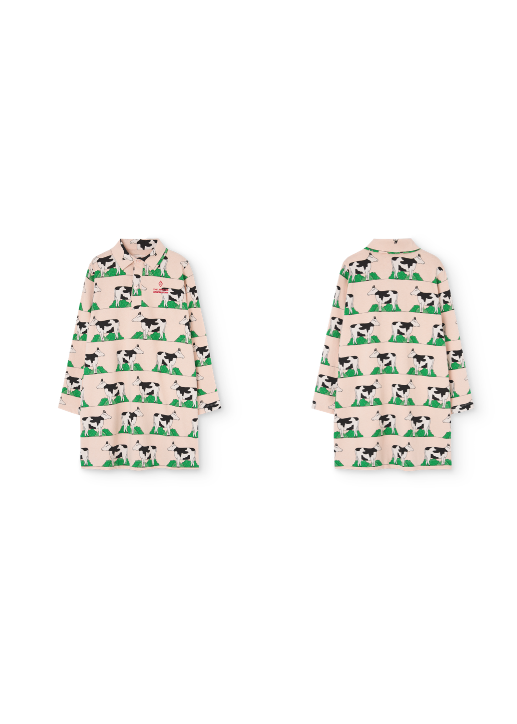 The Animals Observatory TAO Dress Dragon Cows Pink