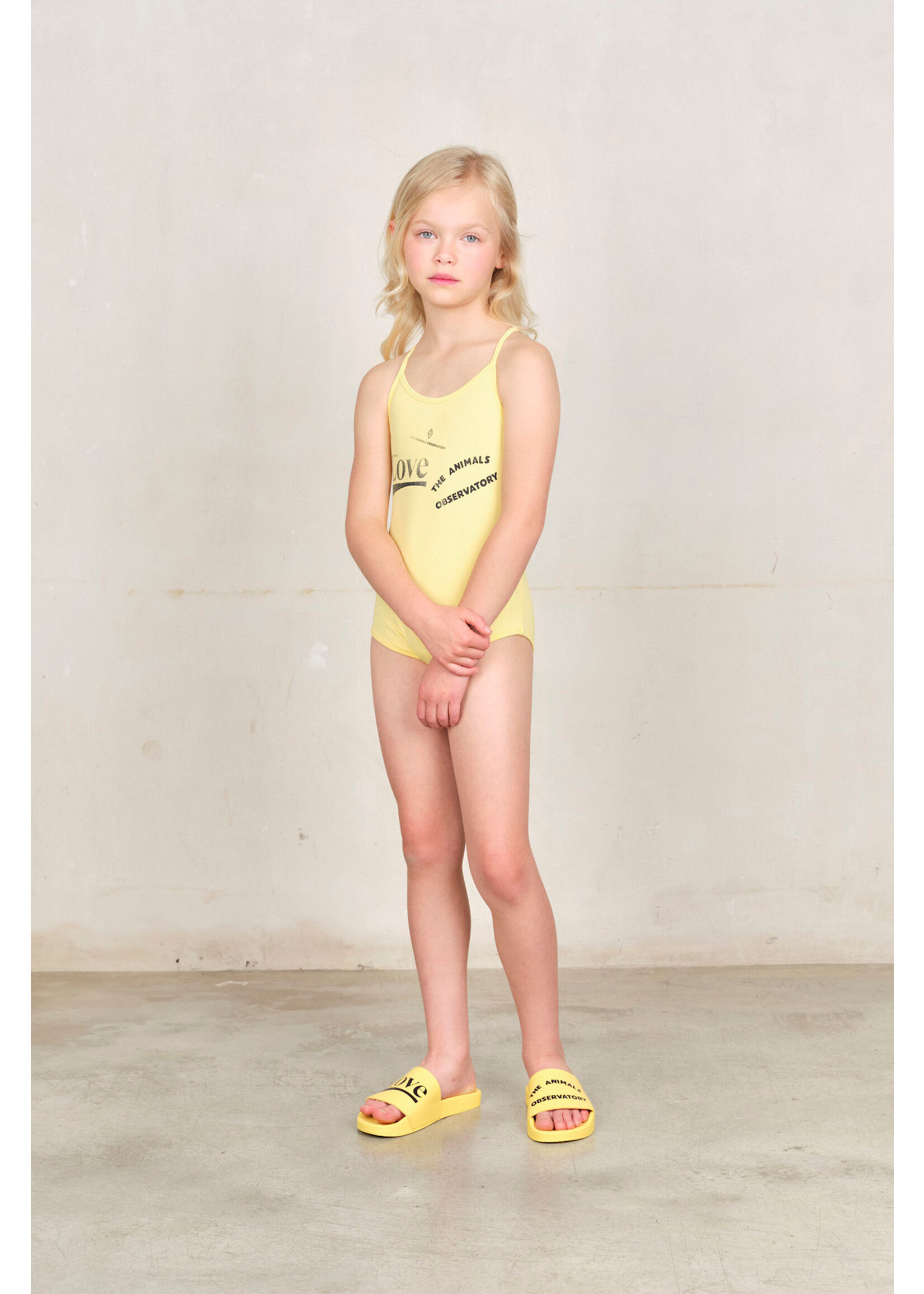 The Animals Observatory TAO Swimsuit Octopus Yellow