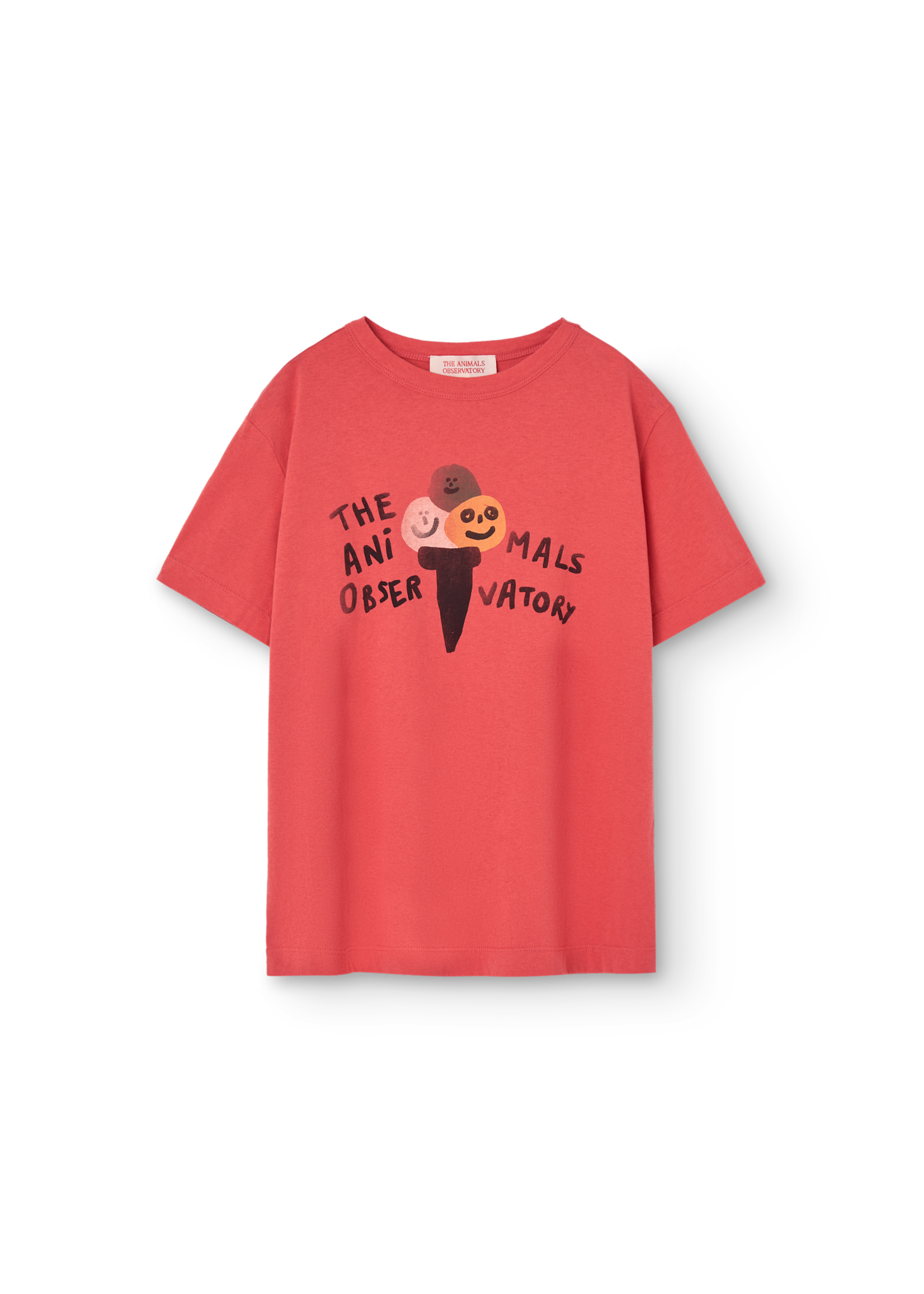 The Animals Observatory TAO T-Shirt Big Rooster Red Ice Cream