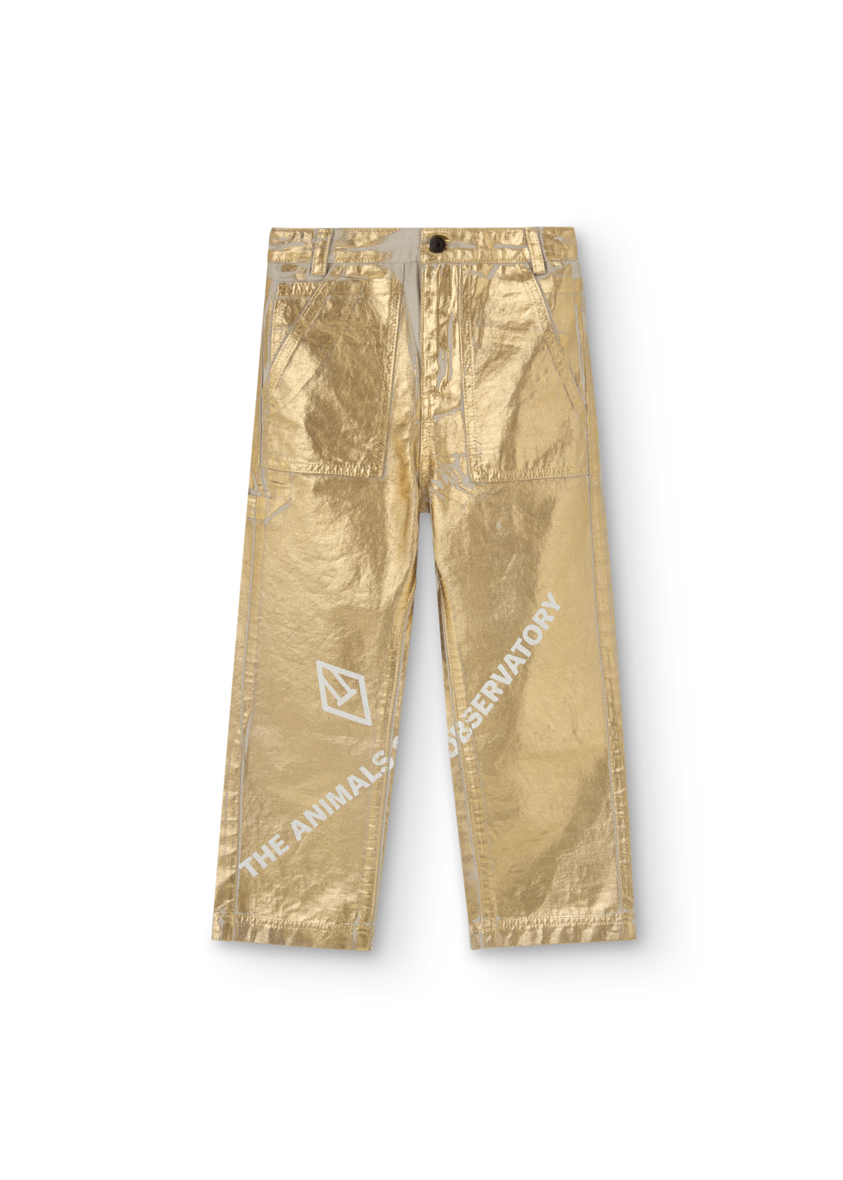 The Animals Observatory TAO Pants Shiny Condor Gold