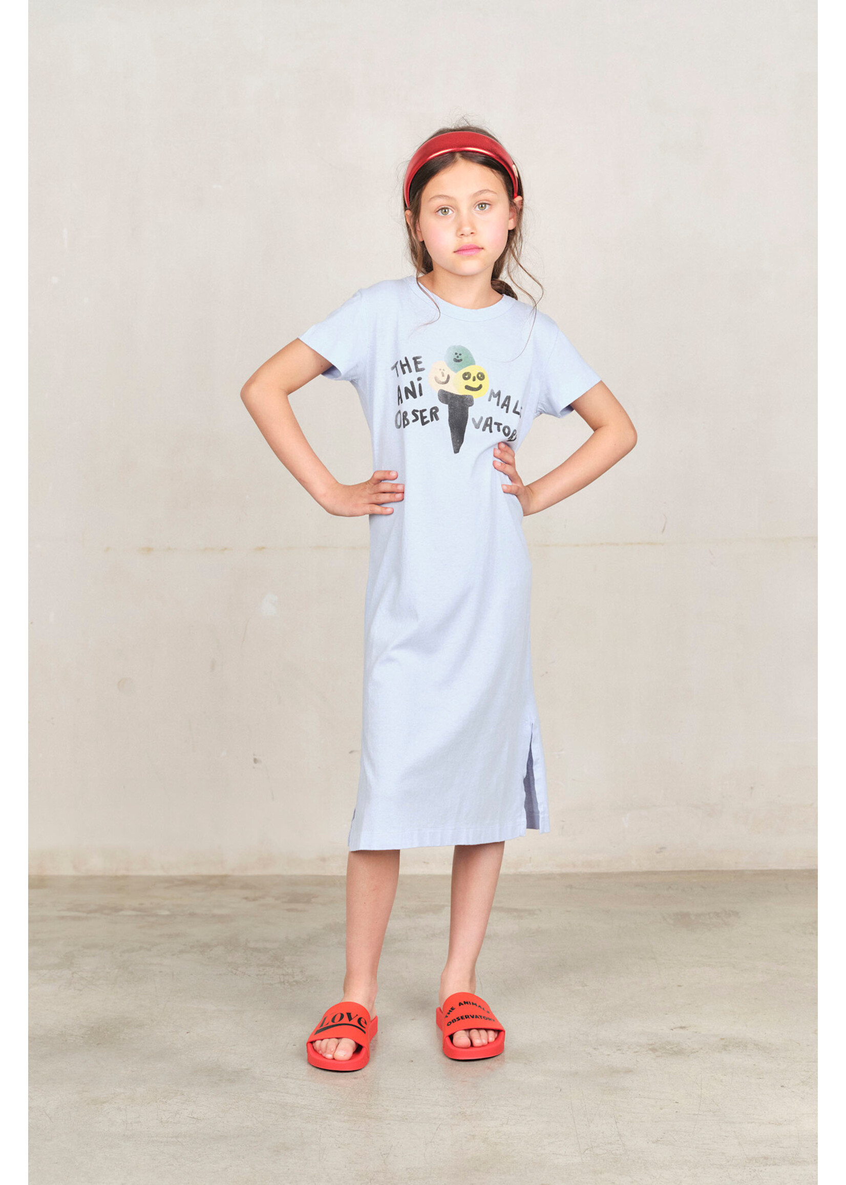 The Animals Observatory TAO Dress Gorilla Soft Blue