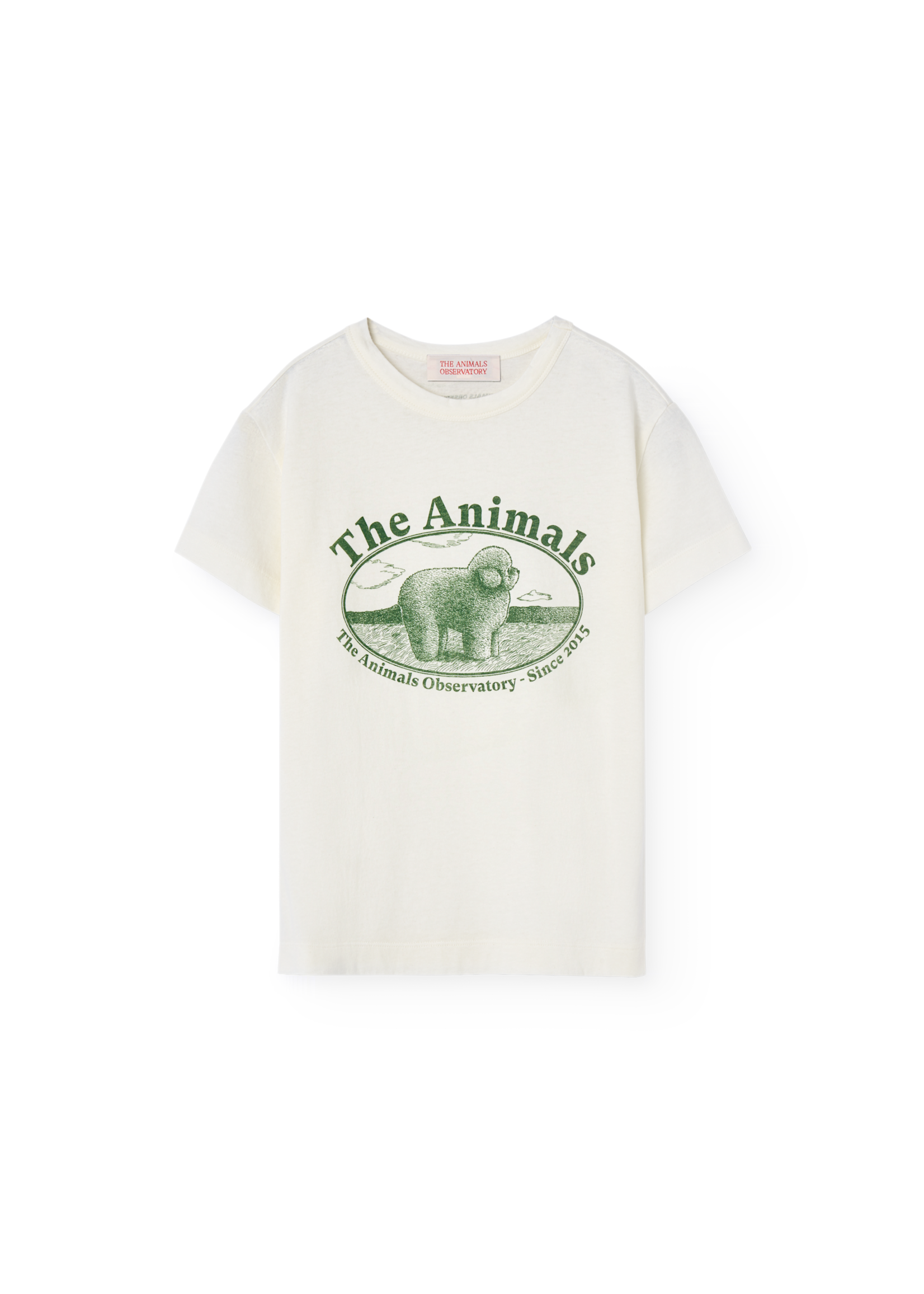 The Animals Observatory TAO T-Shirt Rooster Off White Doggy