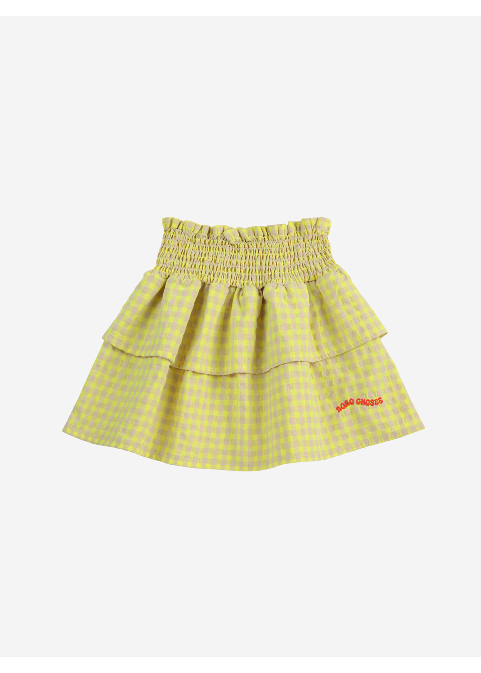 Bobo Choses Bobo Choses Skirt Ruffle Vichy Yellow