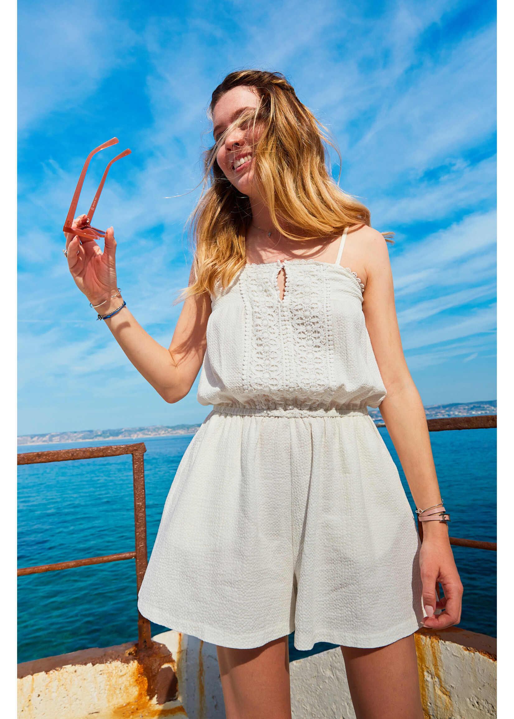 INDEE INDEE Jumpsuit Stromboli Off White