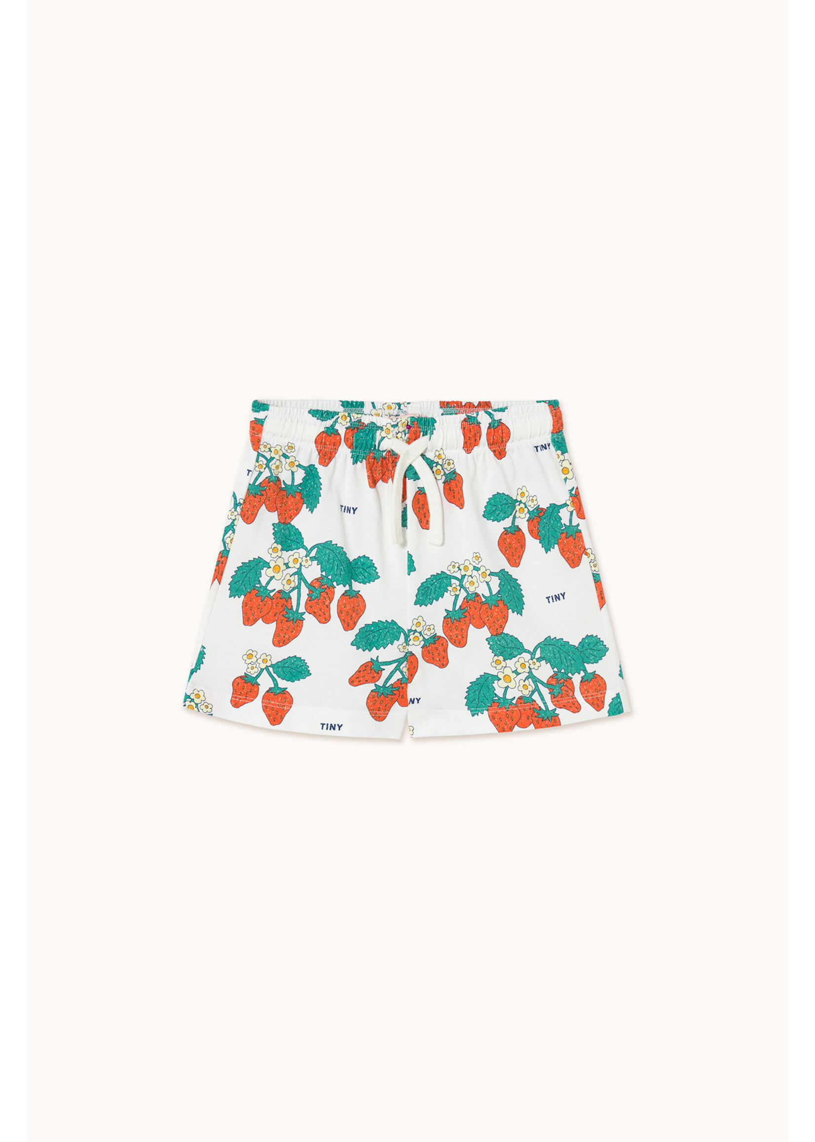 TinyCottons TinyCottons Shorts Strawberries Off White