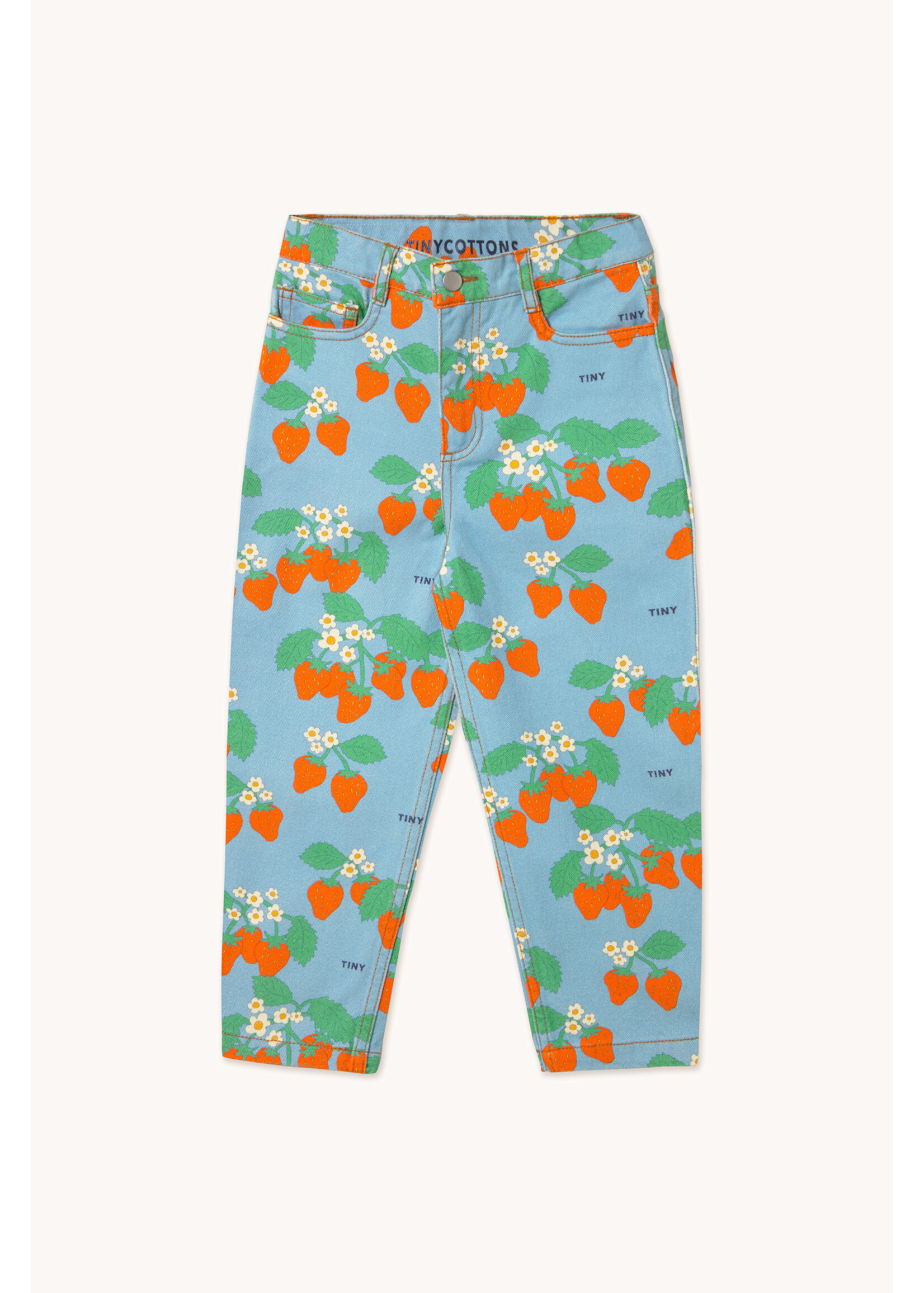 TinyCottons TinyCottons Jeans Strawberries Denim Blue