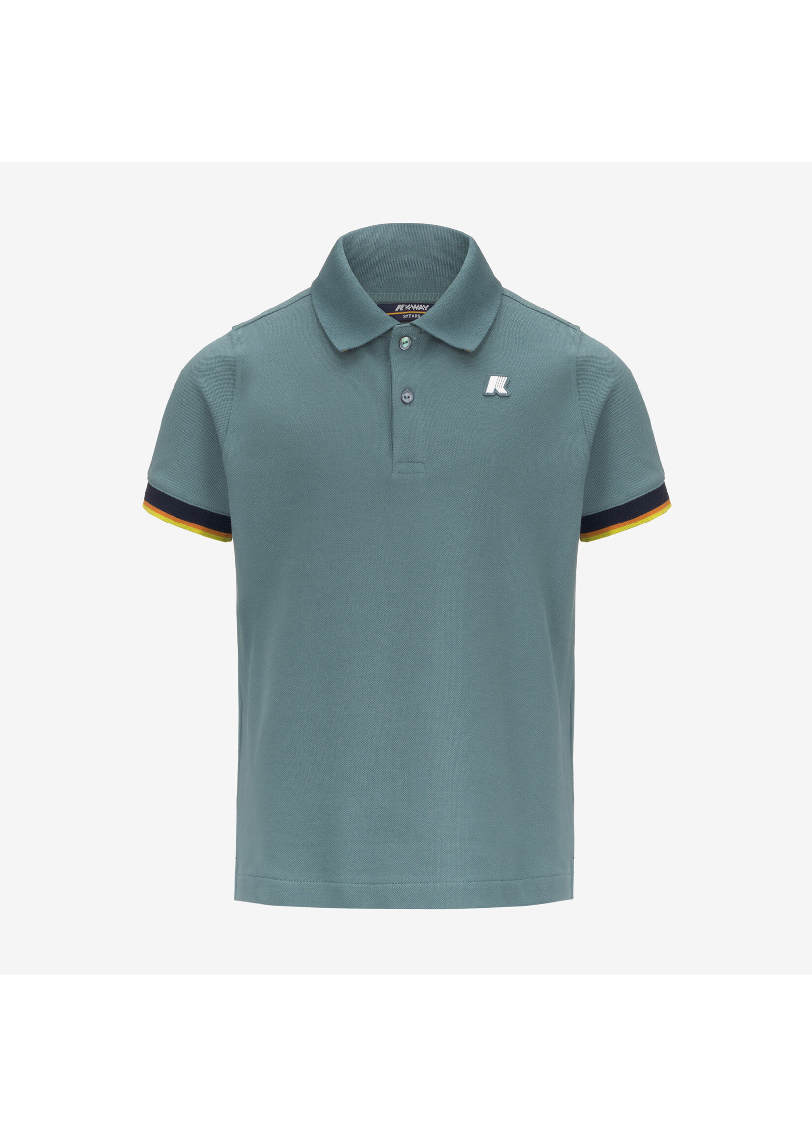 K-Way K-Way Polo Vincent Piqué Green Iron