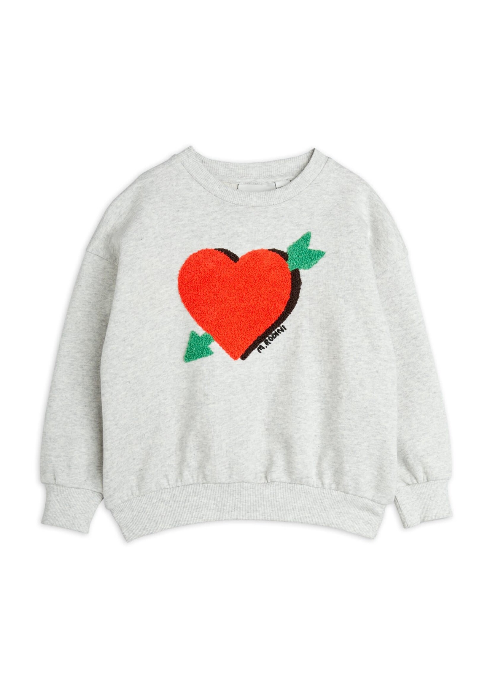 Mini Rodini Mini Rodini Sweater Arrowed Heart Chenille