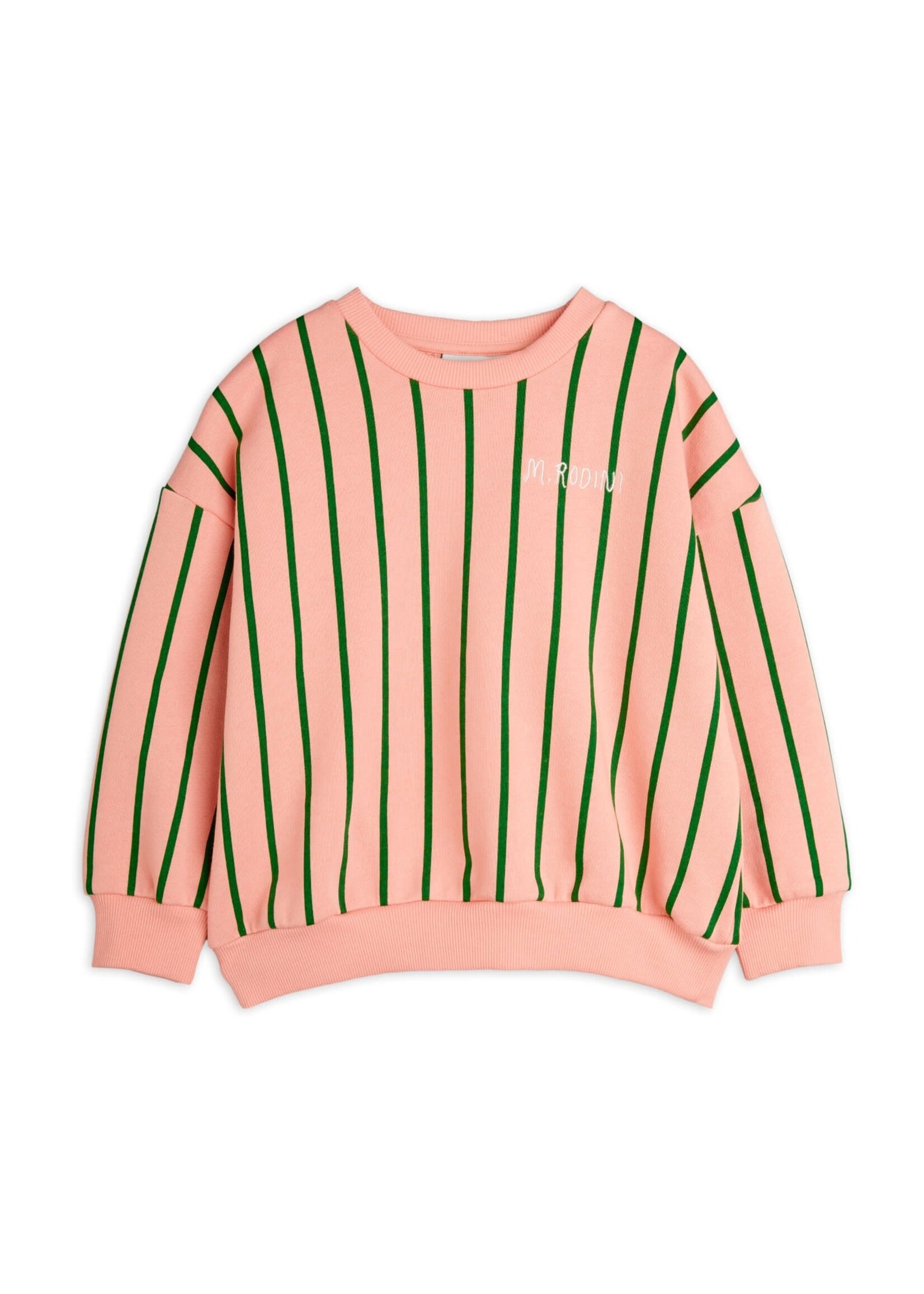 Mini Rodini Mini Rodini Sweater Vertical Stripe Pink