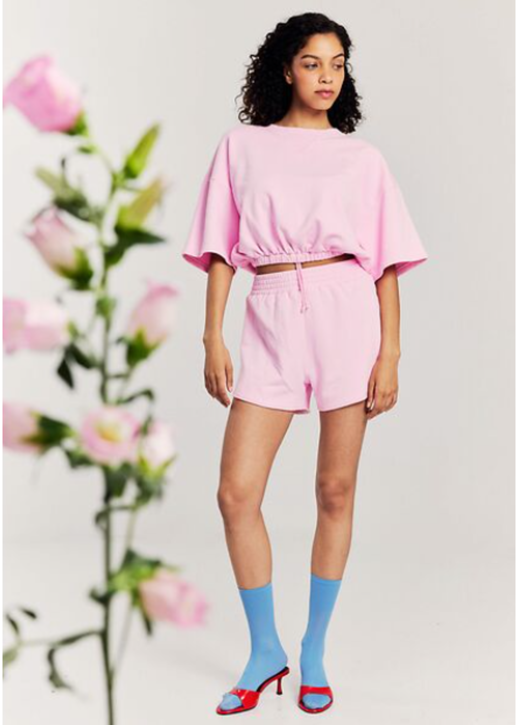 Morley Morley Cropped Sweater WeaselTeen Rose