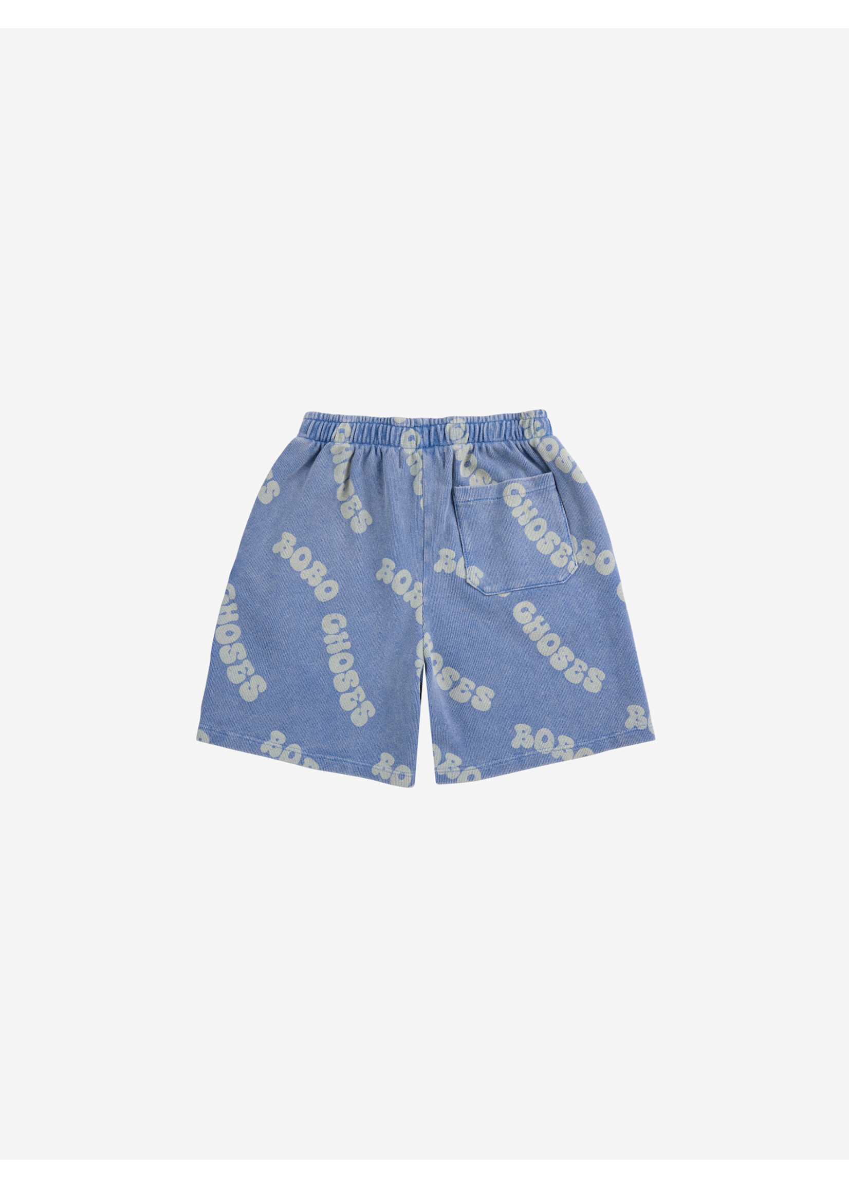 Bobo Choses Bobo Choses Shorts Wavy Waffle Blue