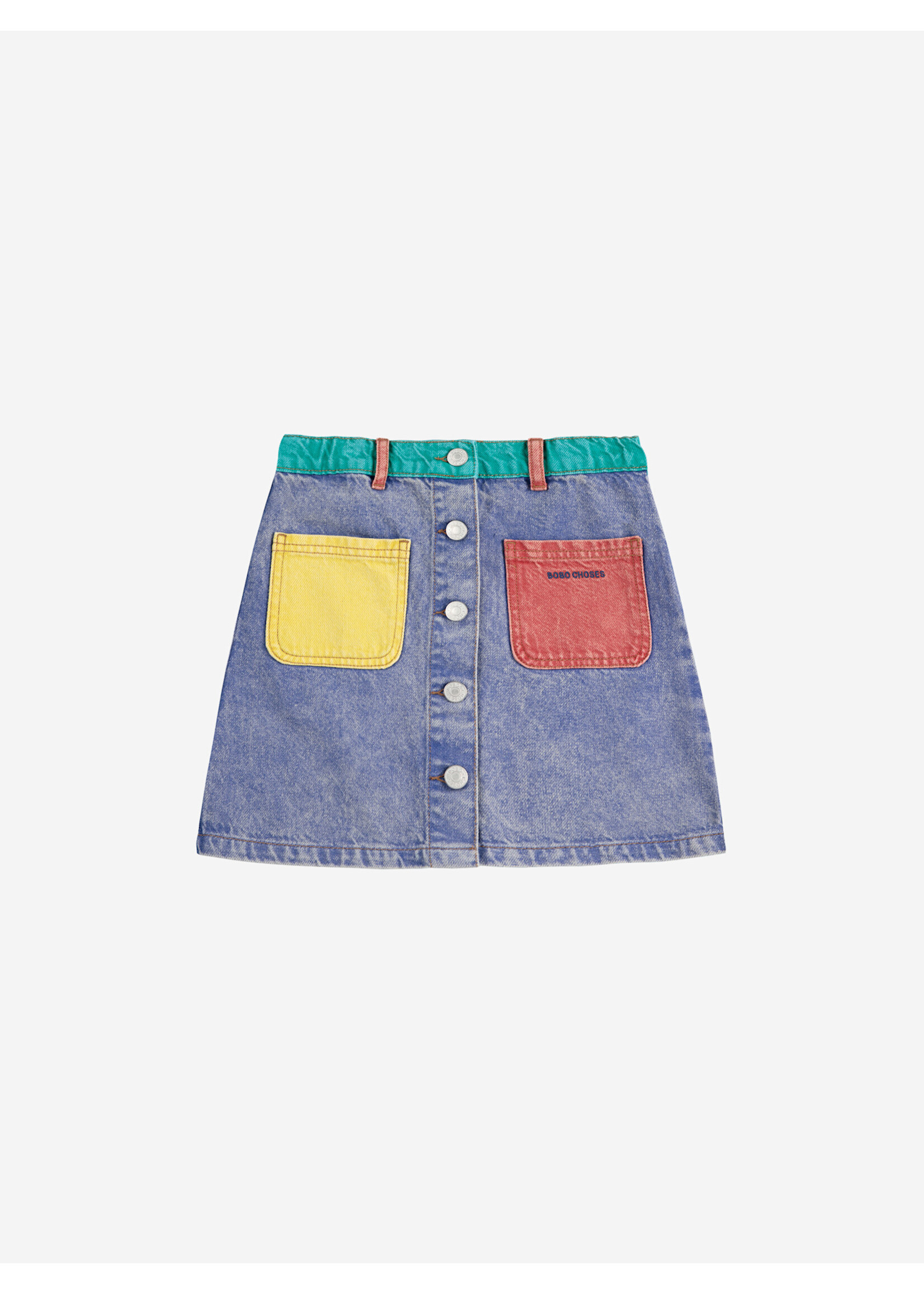 Bobo Choses Bobo Choses Denim Skirt Color Block
