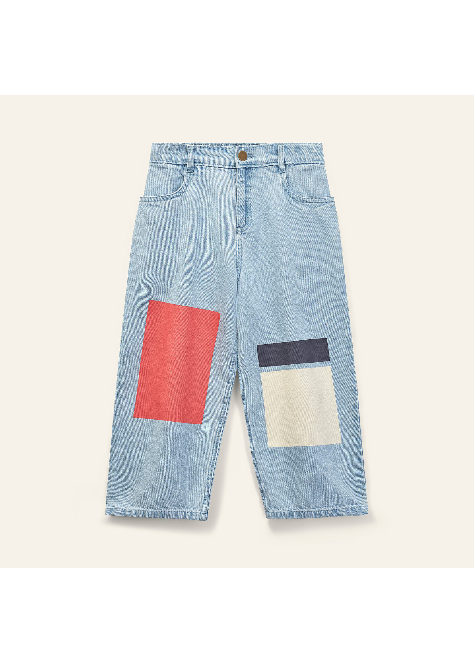 Wynken Wynken Kite Block Jeans Setting Sun/Navy