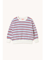 TinyCottons TinyCottons Terry Sweater Stripes Multicolor Off White