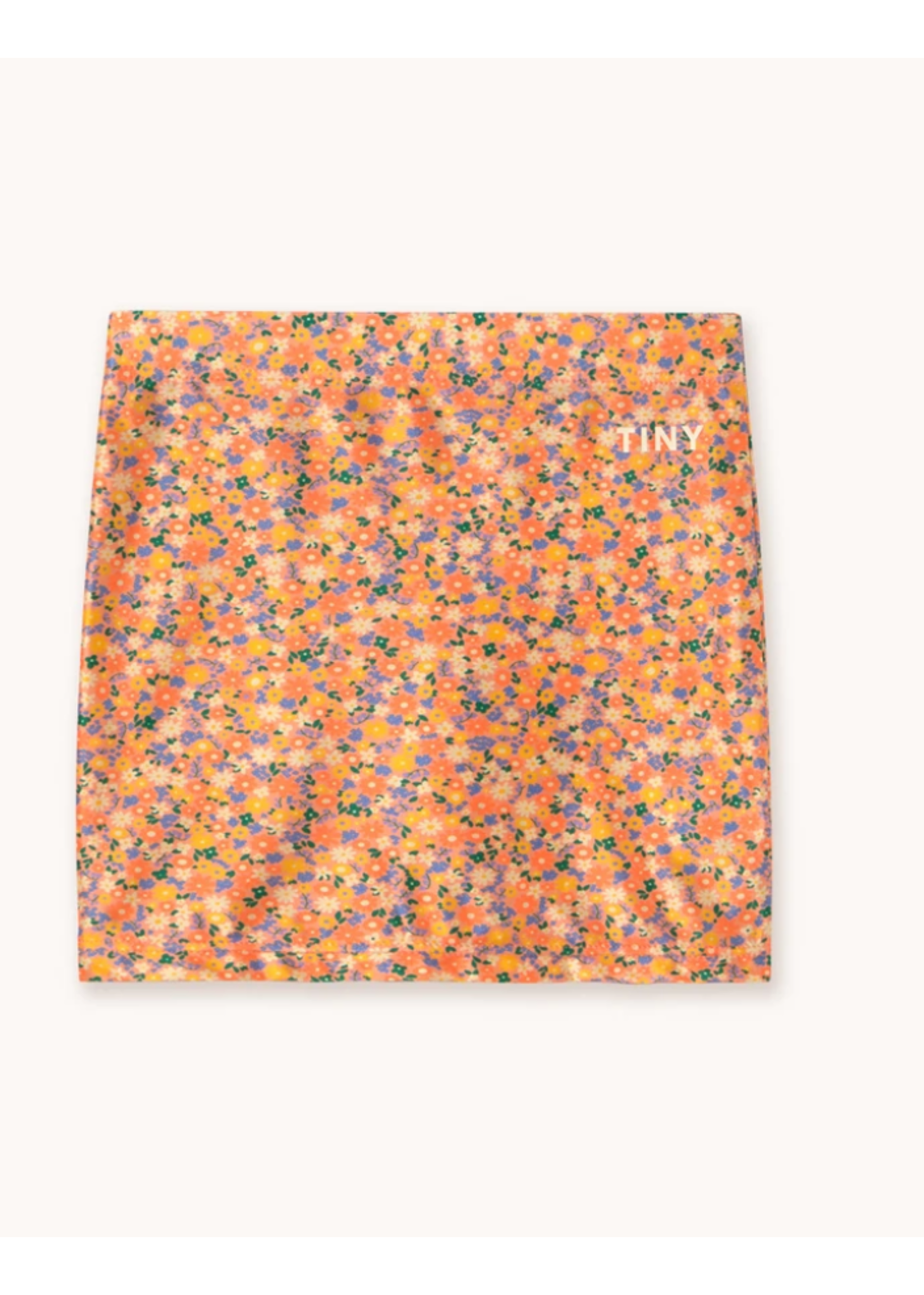 TinyCottons TinyCottons Shiny Mini Skirt Papaya