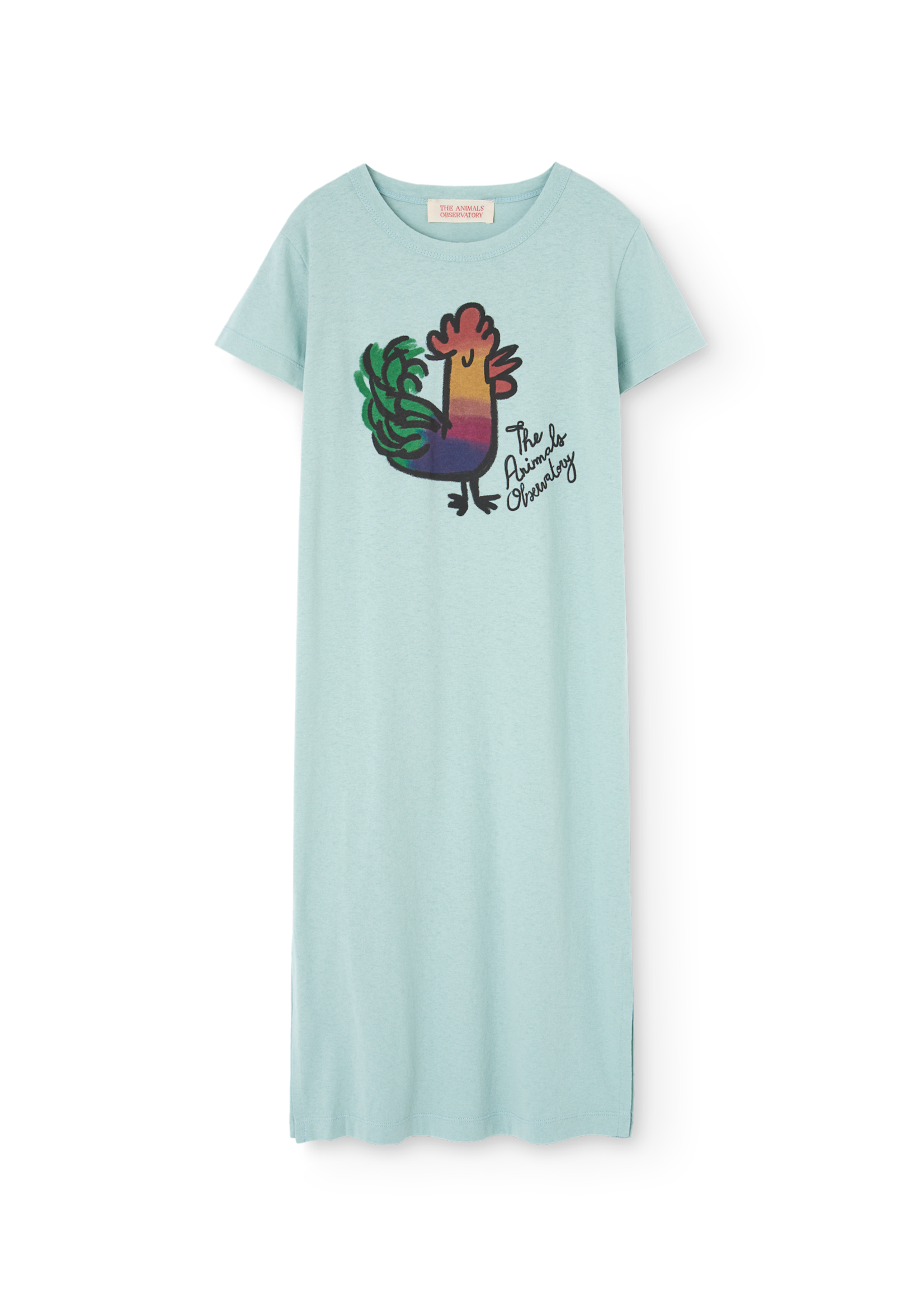 The Animals Observatory TAO Dress Gorilla Chicken Light Blue