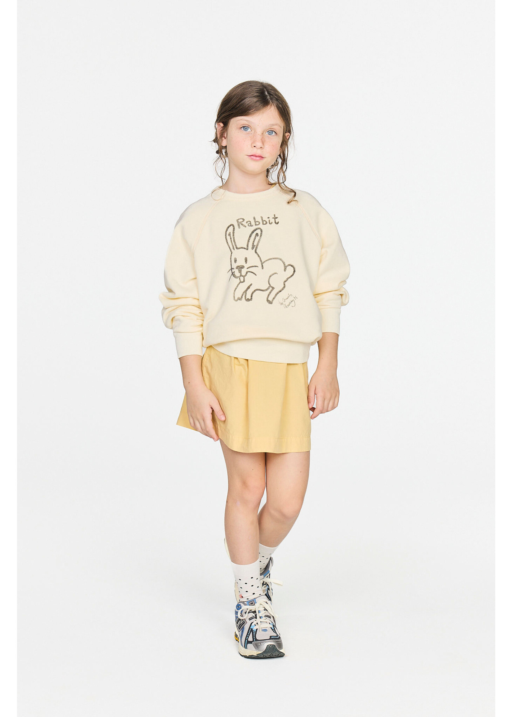 The Animals Observatory TAO Sweater Shark Rabbit Off White