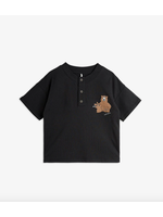 Mini Rodini Mini Rodini T-Shirt Grandpa Black