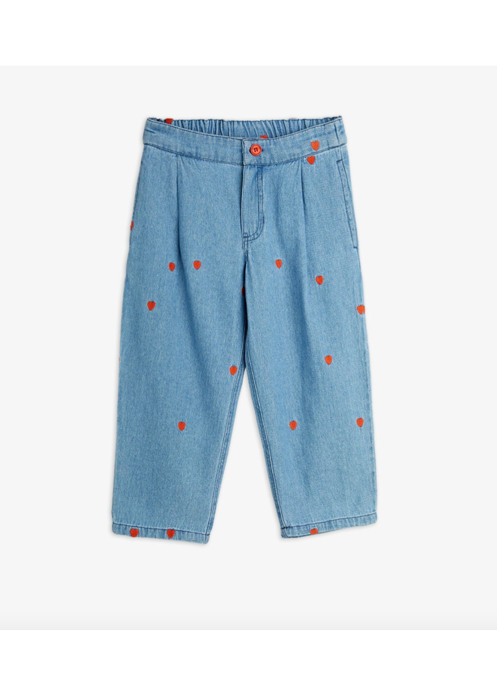 Mini Rodini Mini Rodini Light Denim Hearts