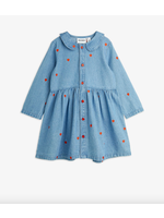 Mini Rodini Mini Rodini Dress Light Denim Hearts