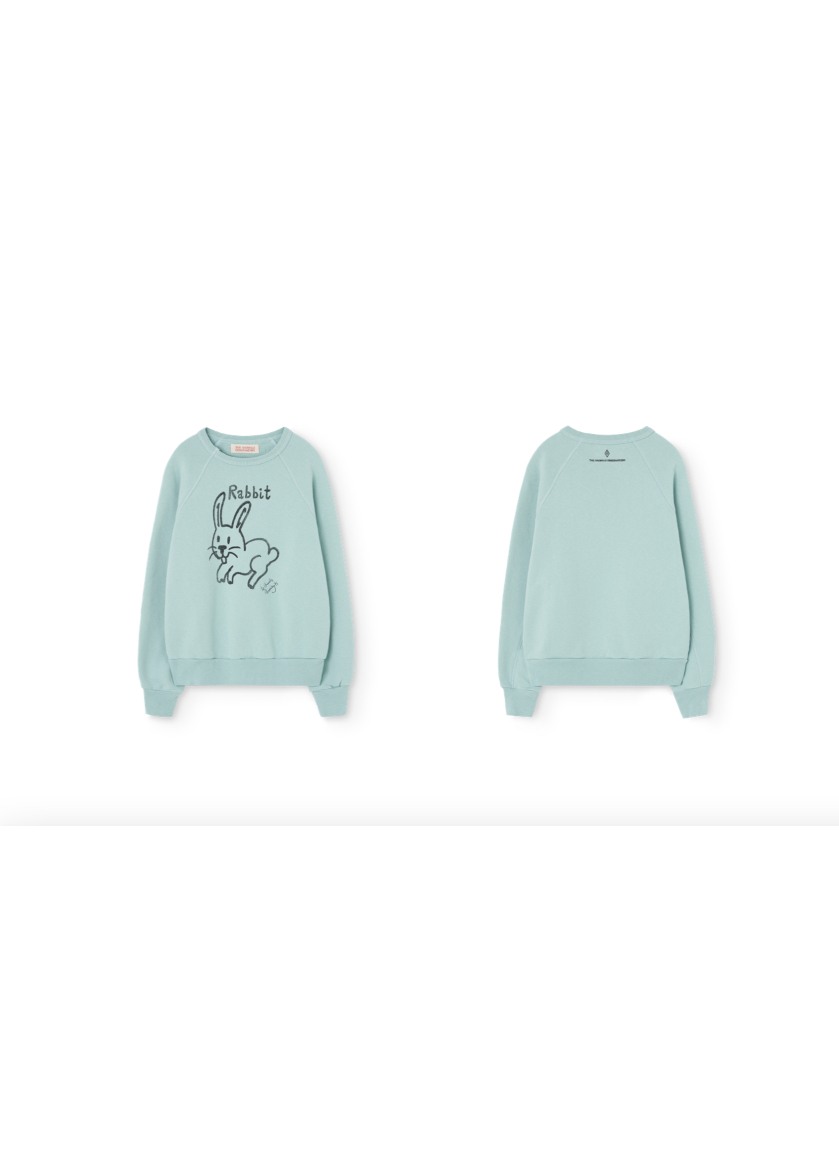 The Animals Observatory TAO Sweater Shark Rabbit Light Blue