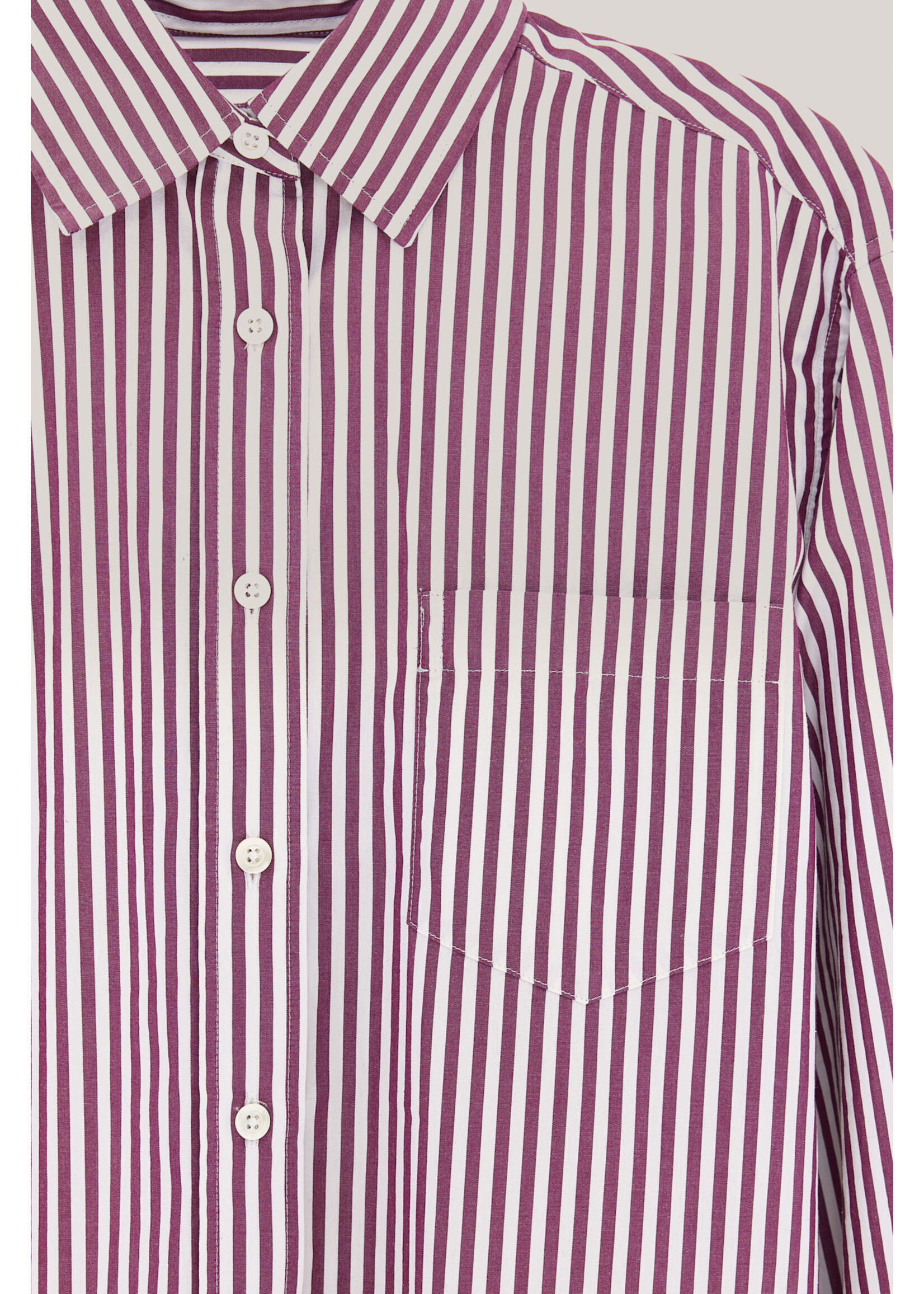 Bellerose Bellerose Blouse Ironi Stripes Cérise