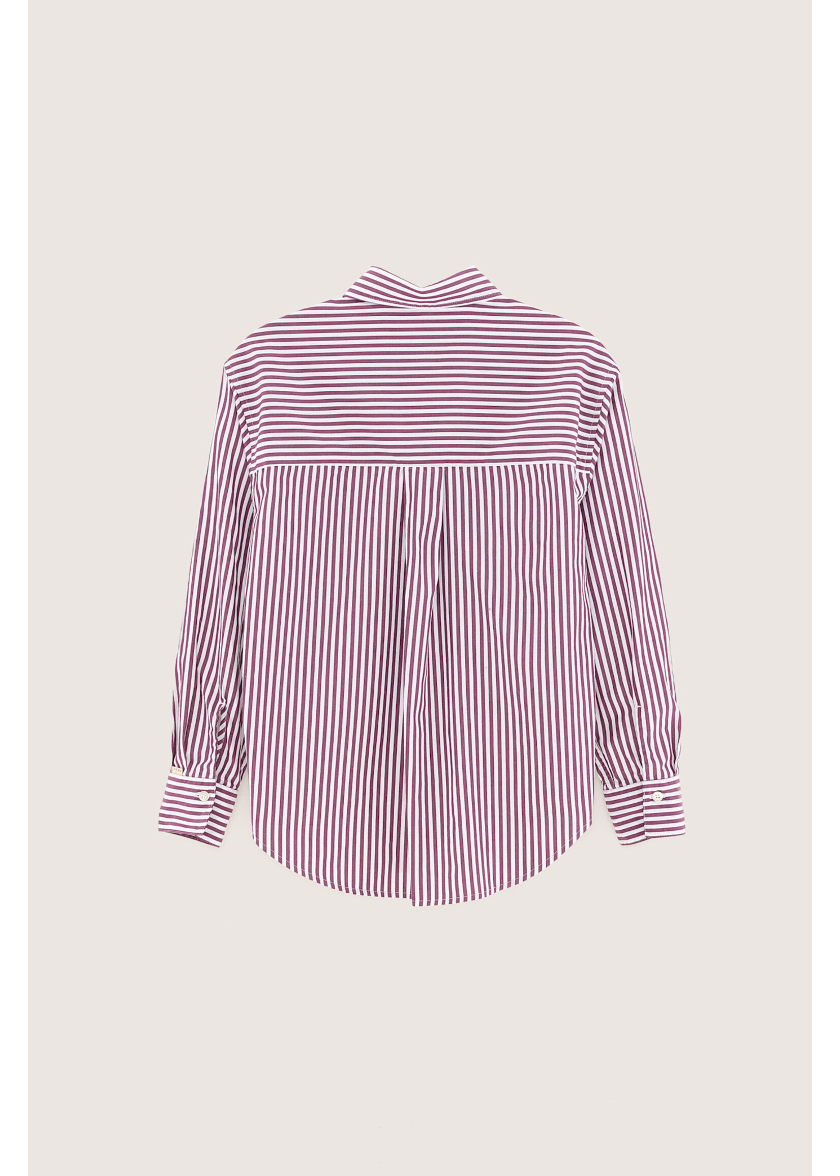 Bellerose Bellerose Blouse Ironi Stripes Cérise